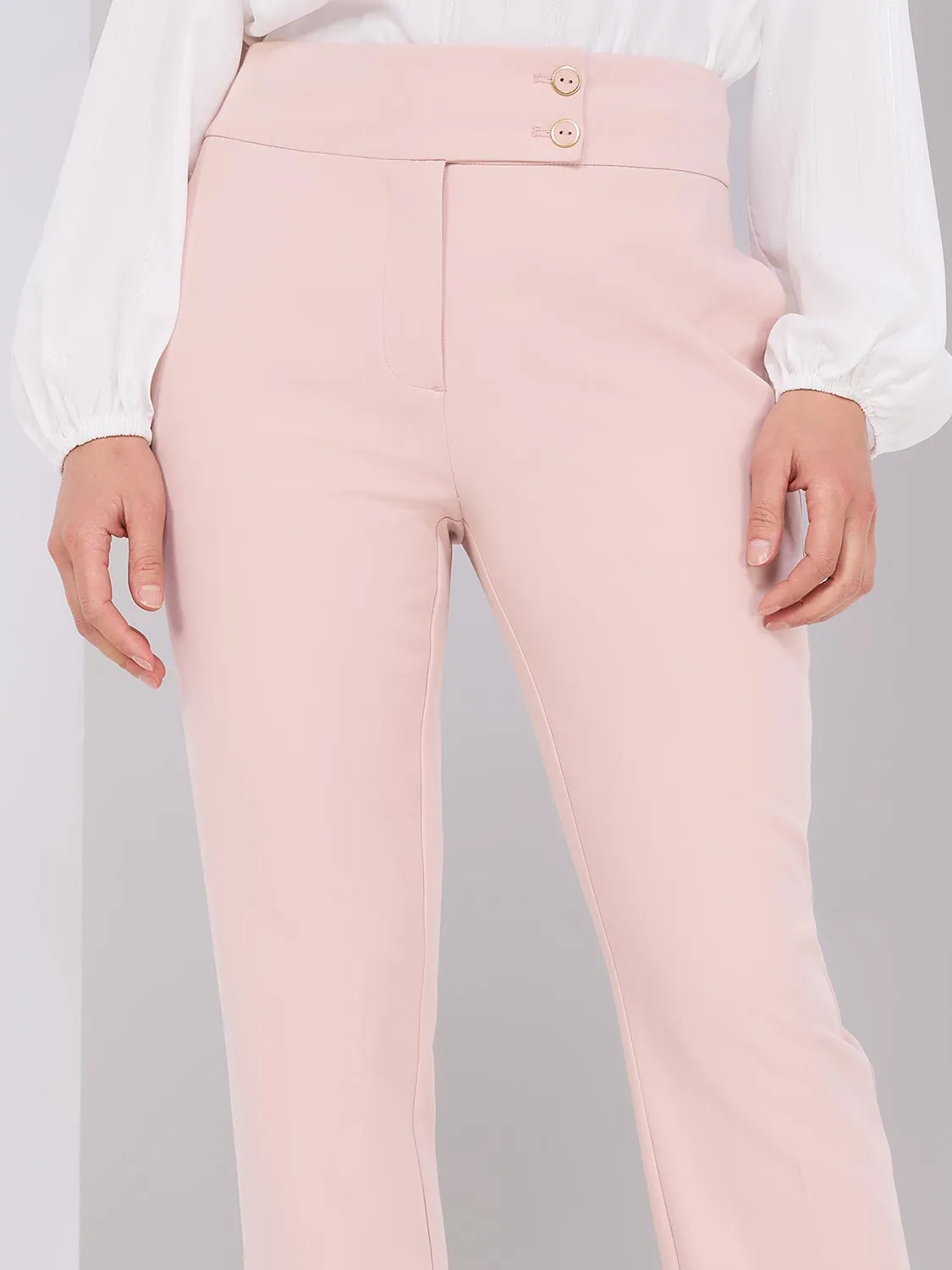 2-Button Ankle Pants