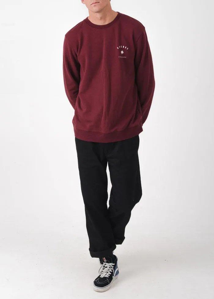 Afends Mens Threads - Crew Neck Sweat