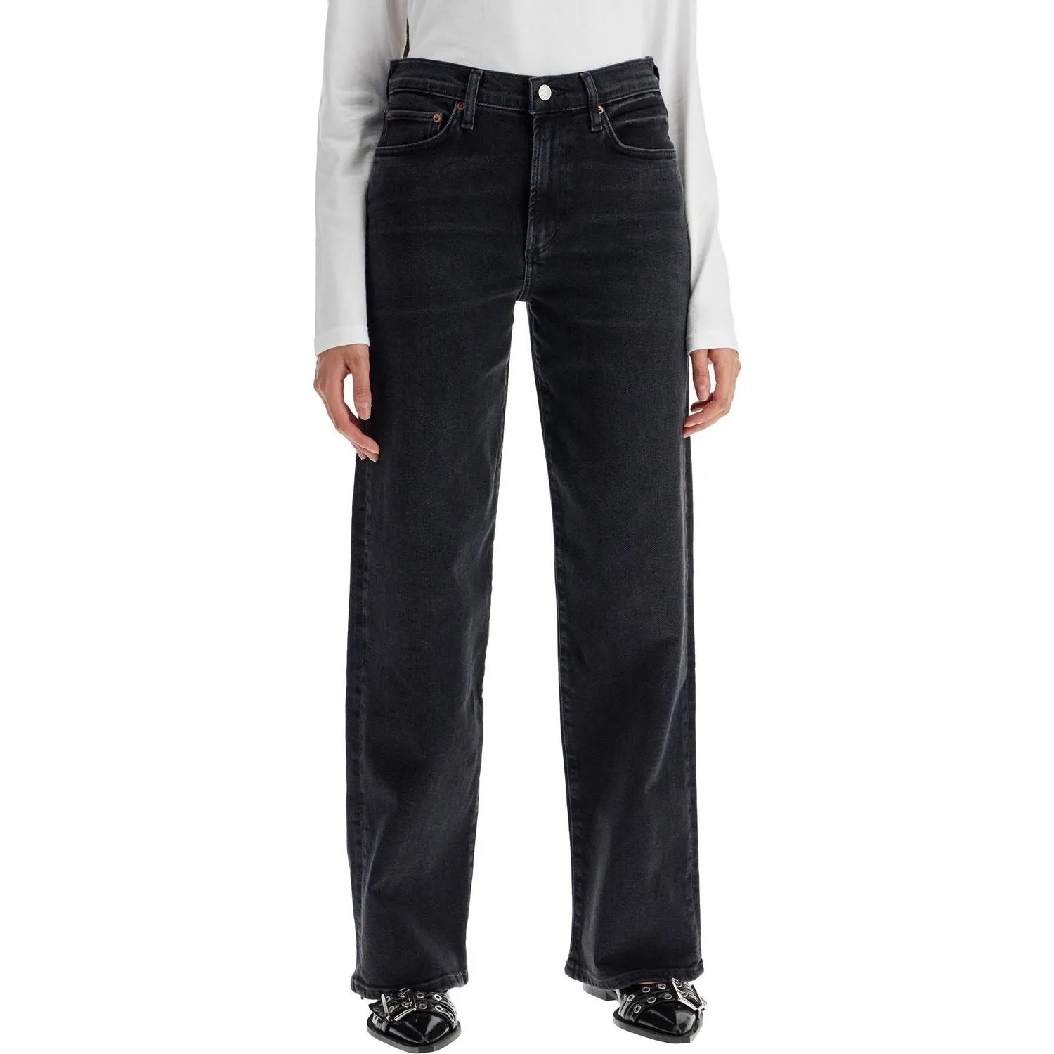 Agolde straight harper jeans for women