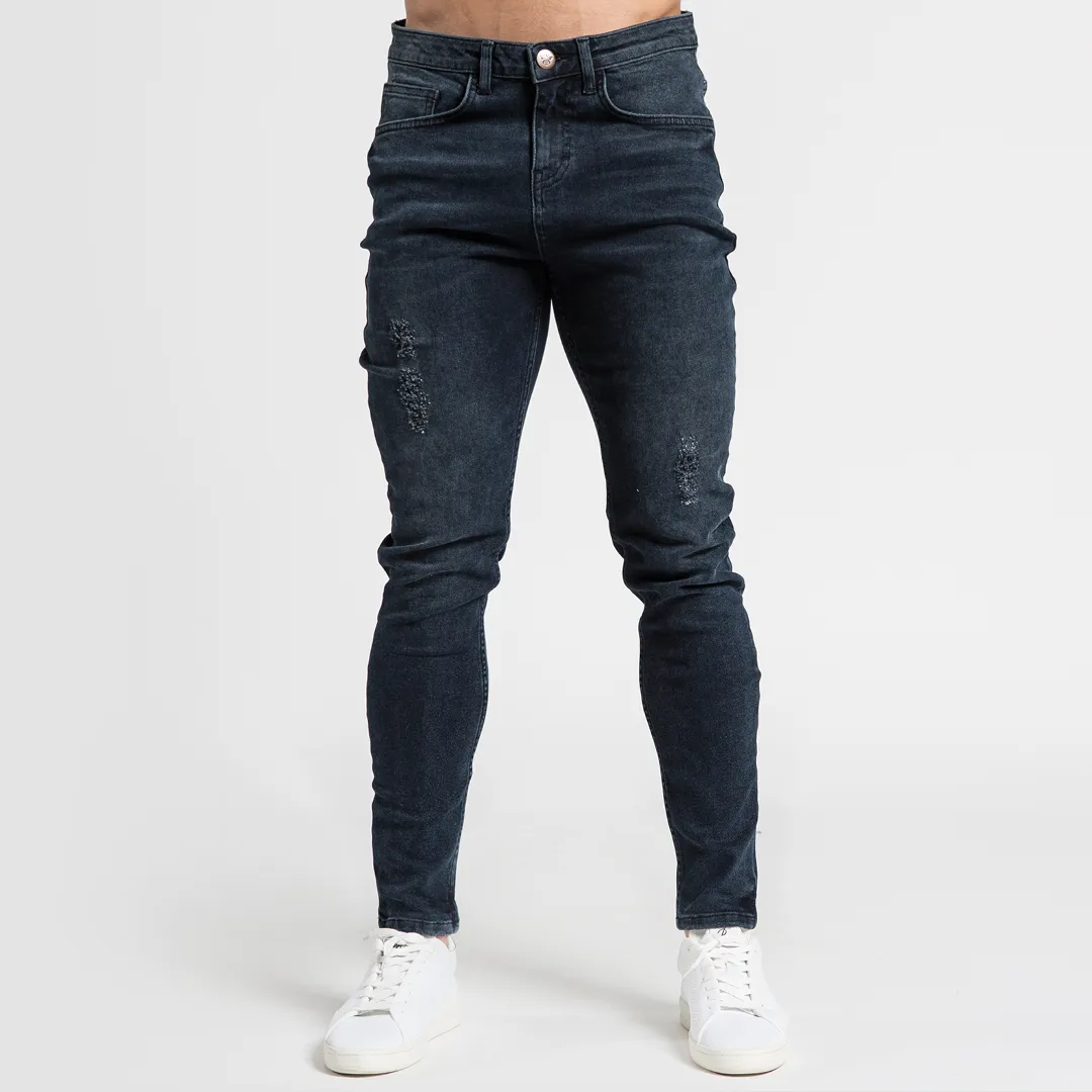 Aguero Relaxed Fit Jeans - Dark Blue