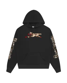 Animal Print Running Dog Heavyweight Hoodie