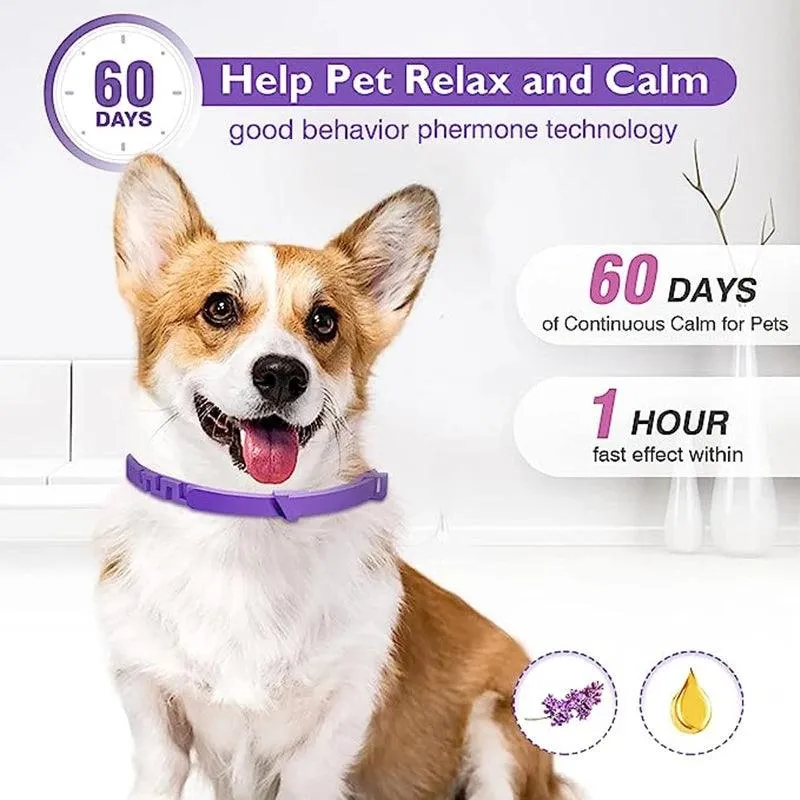 Anxiety-Relief Calming Pheromone Collars