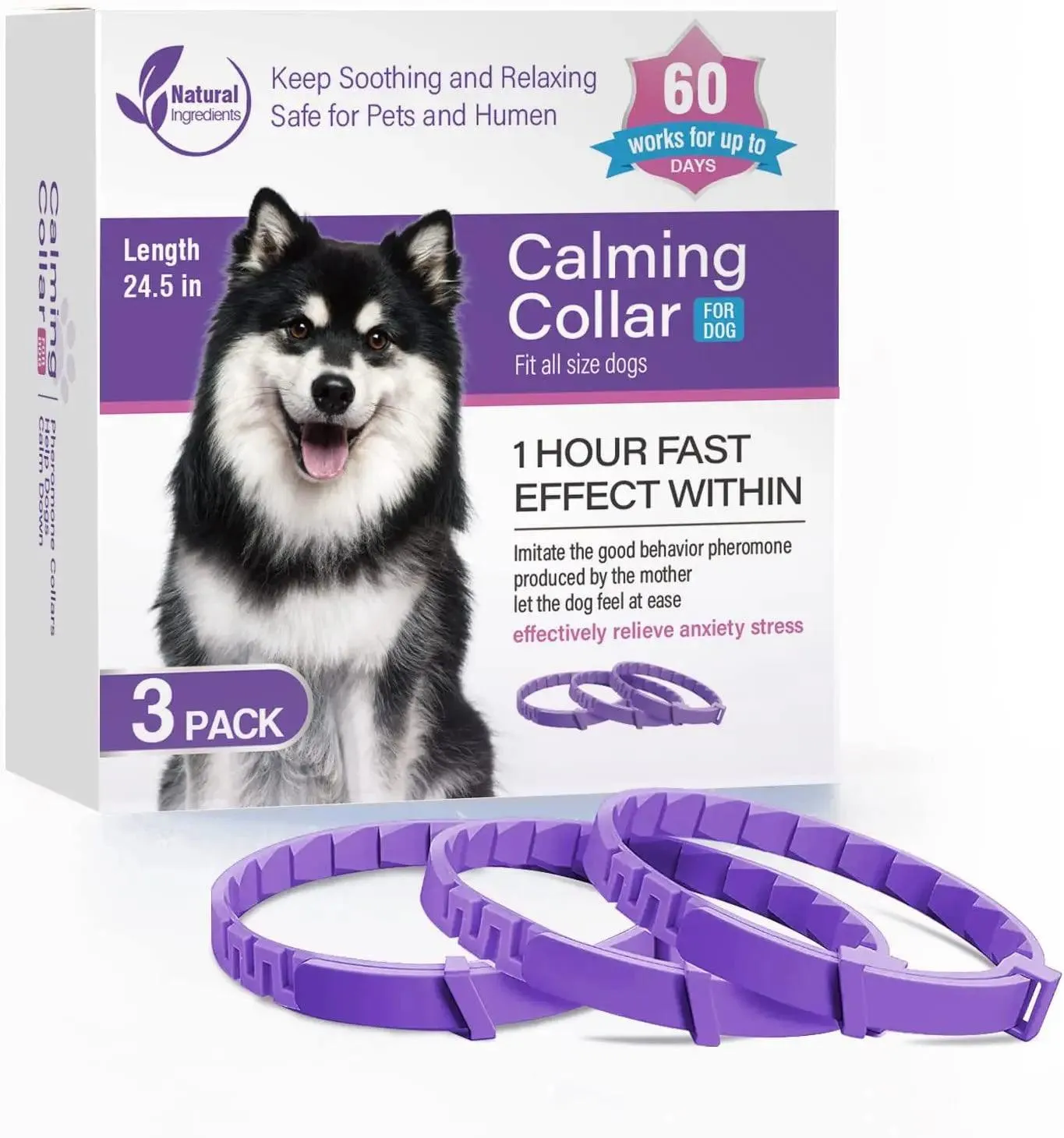 Anxiety-Relief Calming Pheromone Collars