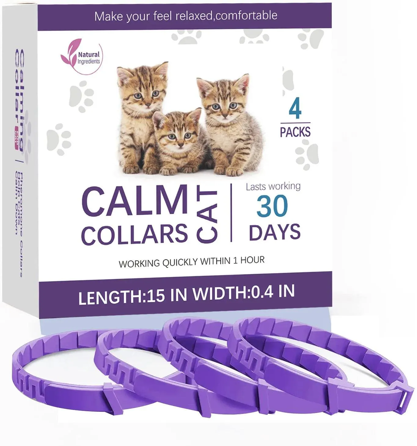 Anxiety-Relief Calming Pheromone Collars