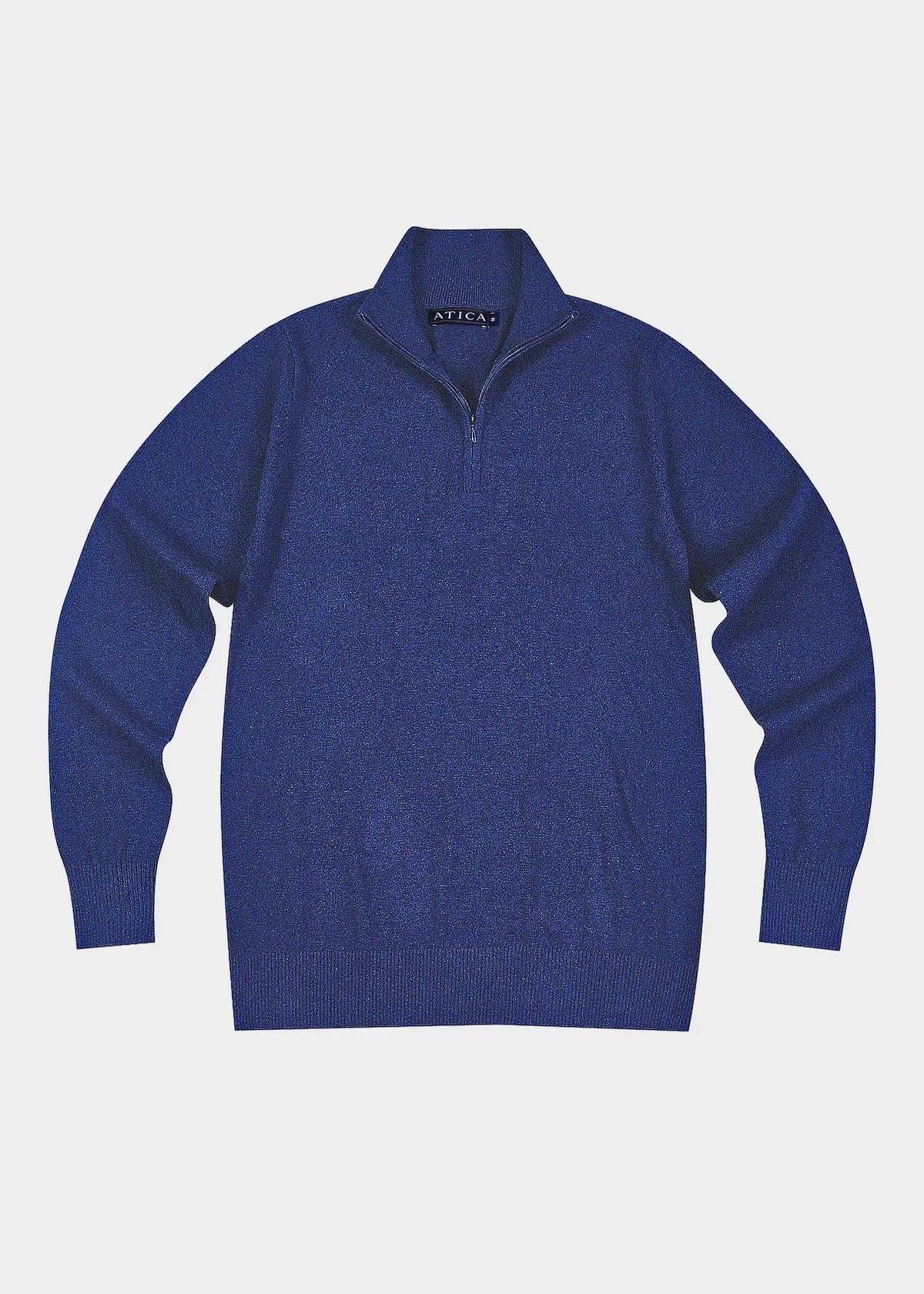 Atica Cashmere Blend Zip-Up Sweater