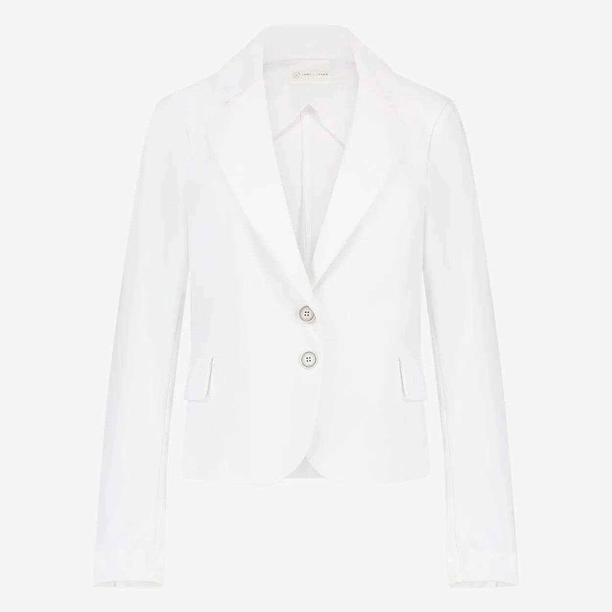 Atina Blazer Technical Jersey | White