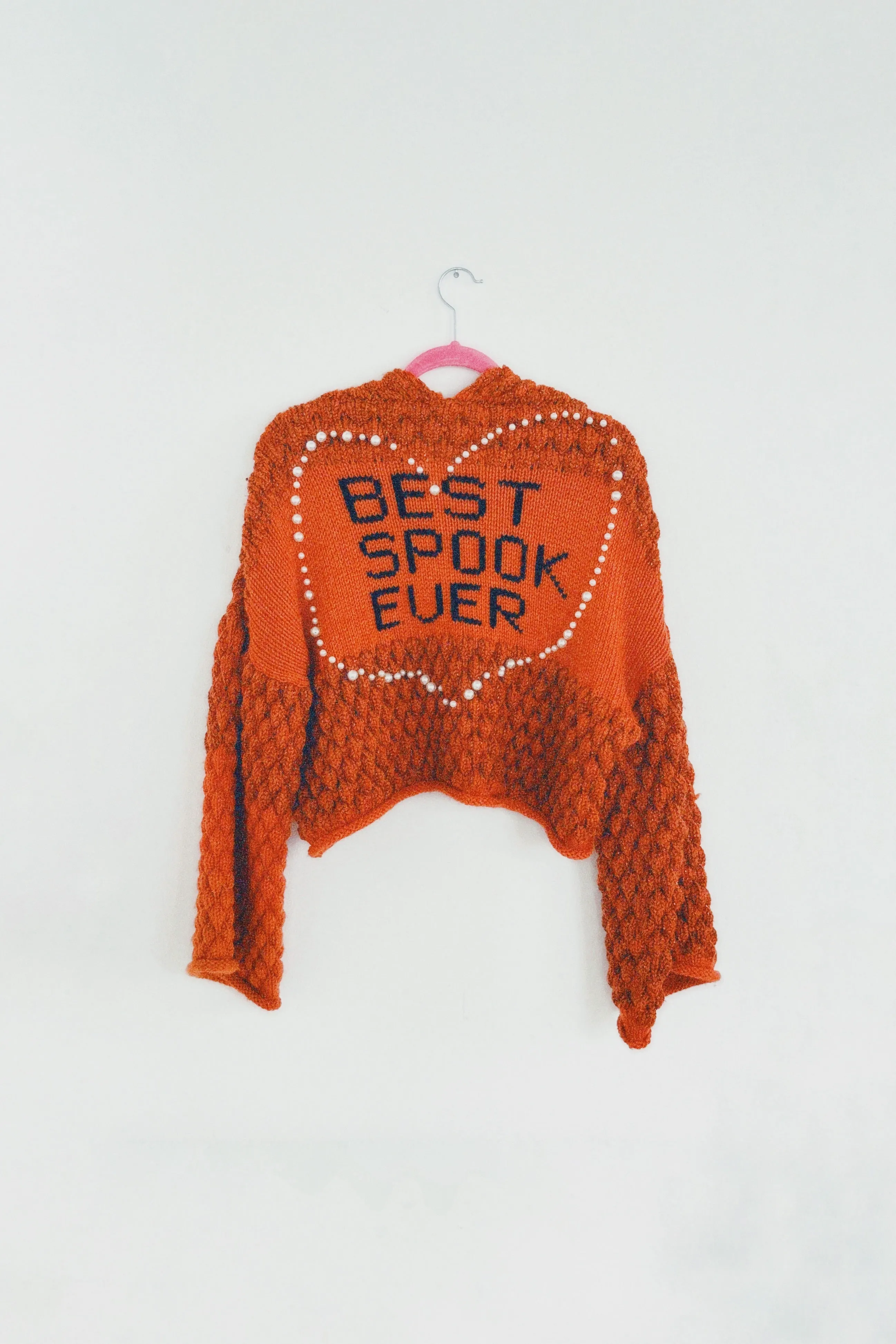 Autumn Bee Bubble BEST.SPOOK.EVER Knit Jacket