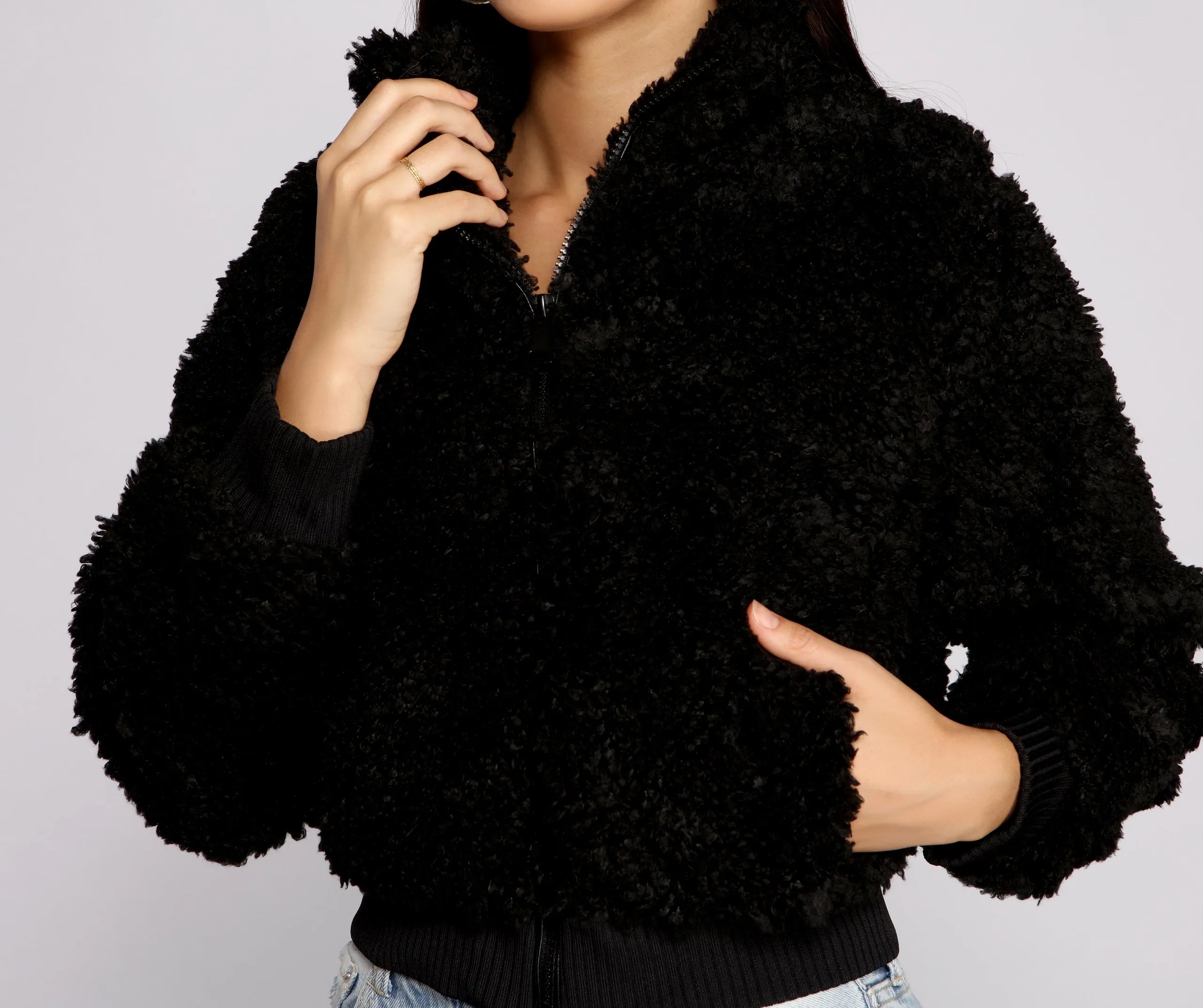 Back To Basics Faux Fur Jacket