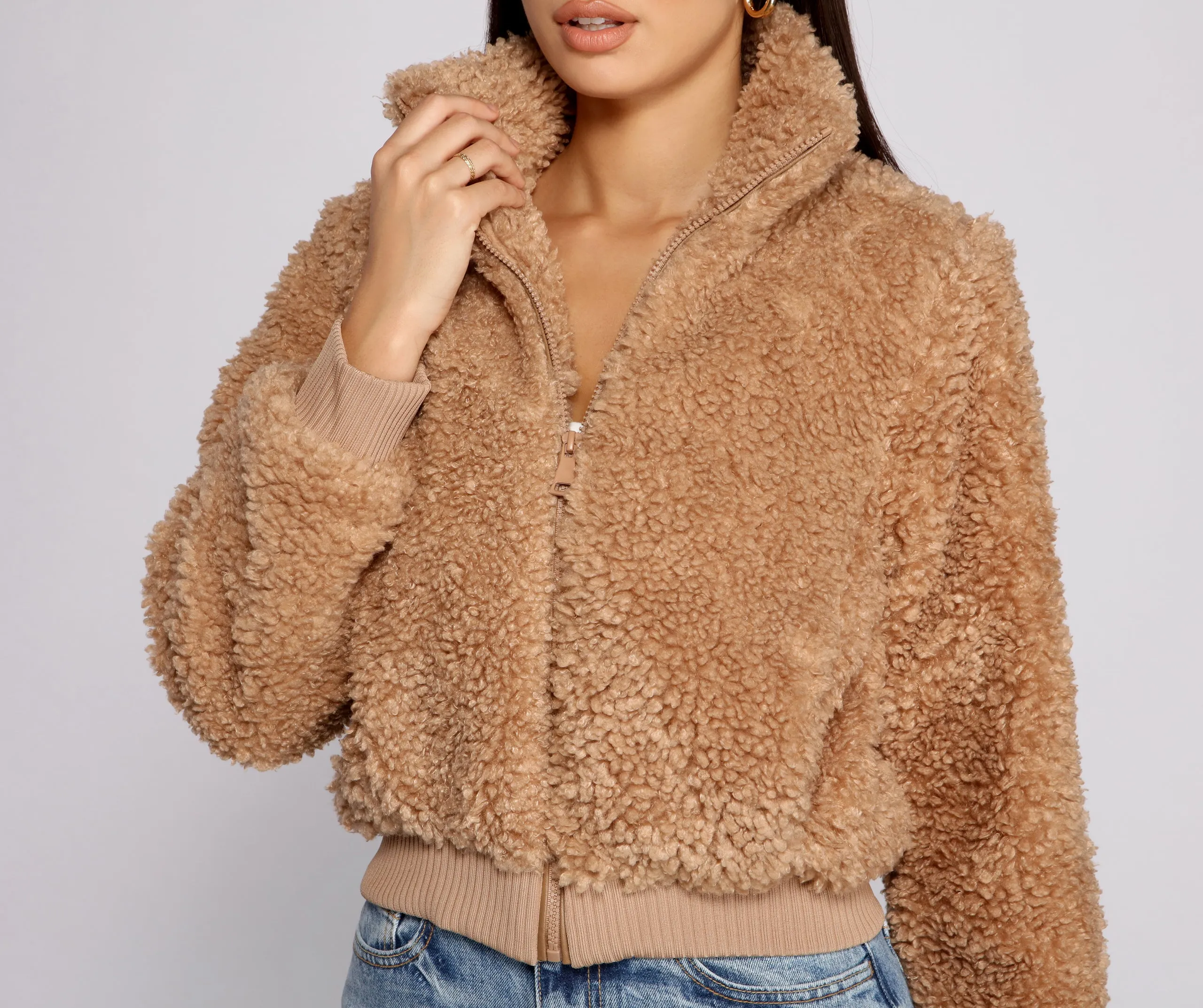 Back To Basics Faux Fur Jacket