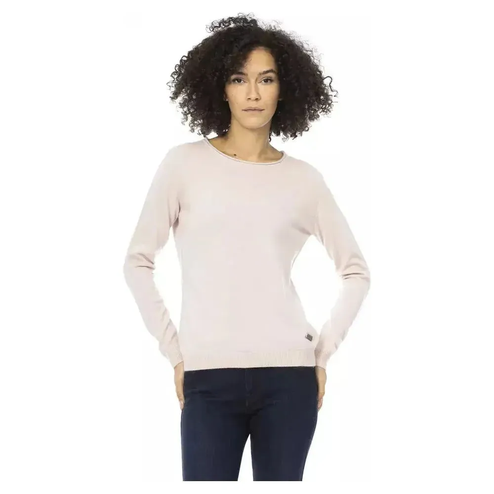 Baldinini Trend Pink Wool Women Sweater