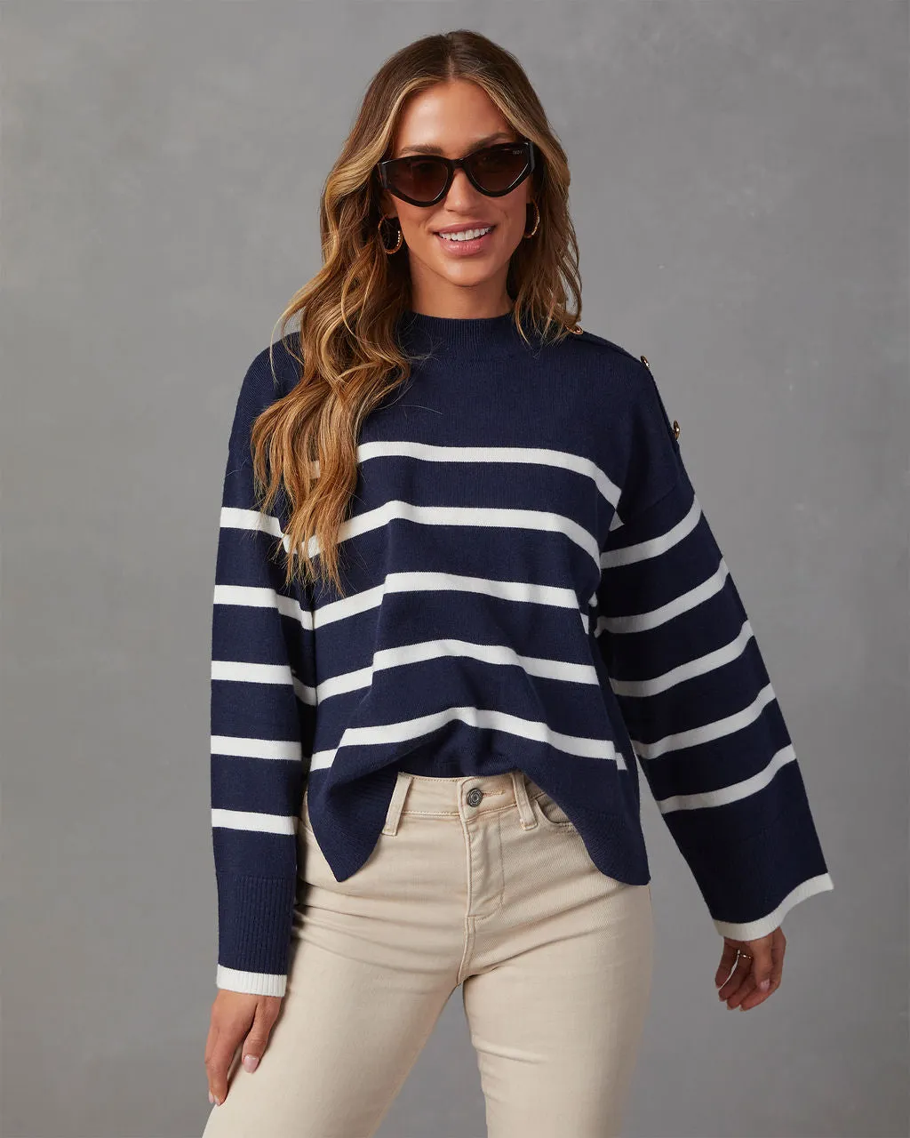 Baruch Striped Pullover Sweater