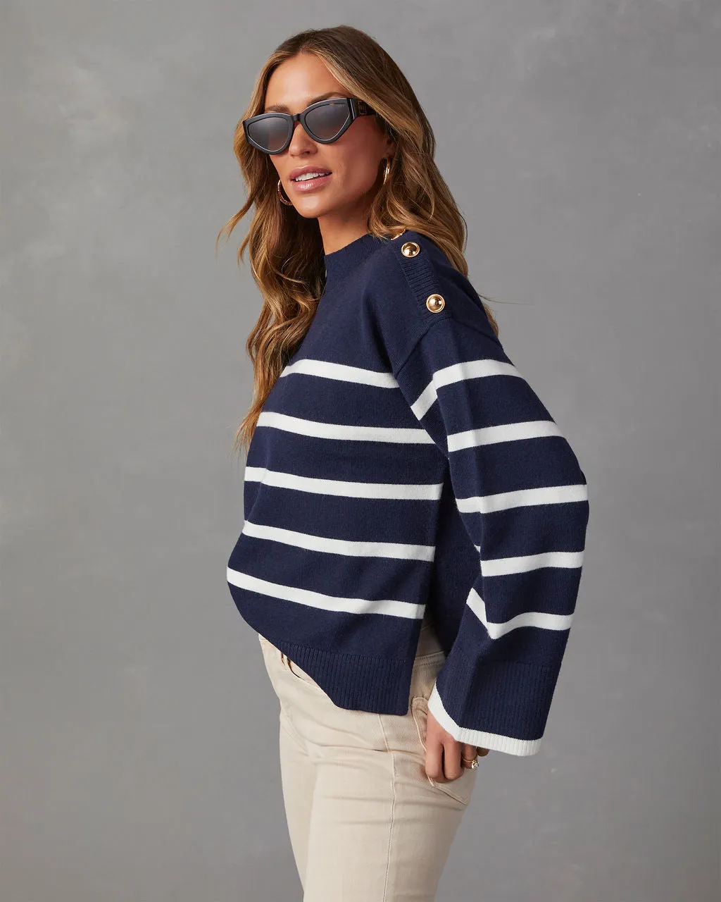 Baruch Striped Pullover Sweater