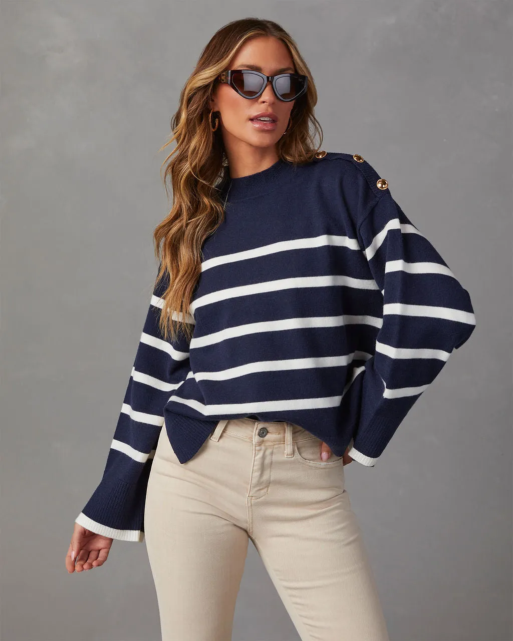 Baruch Striped Pullover Sweater