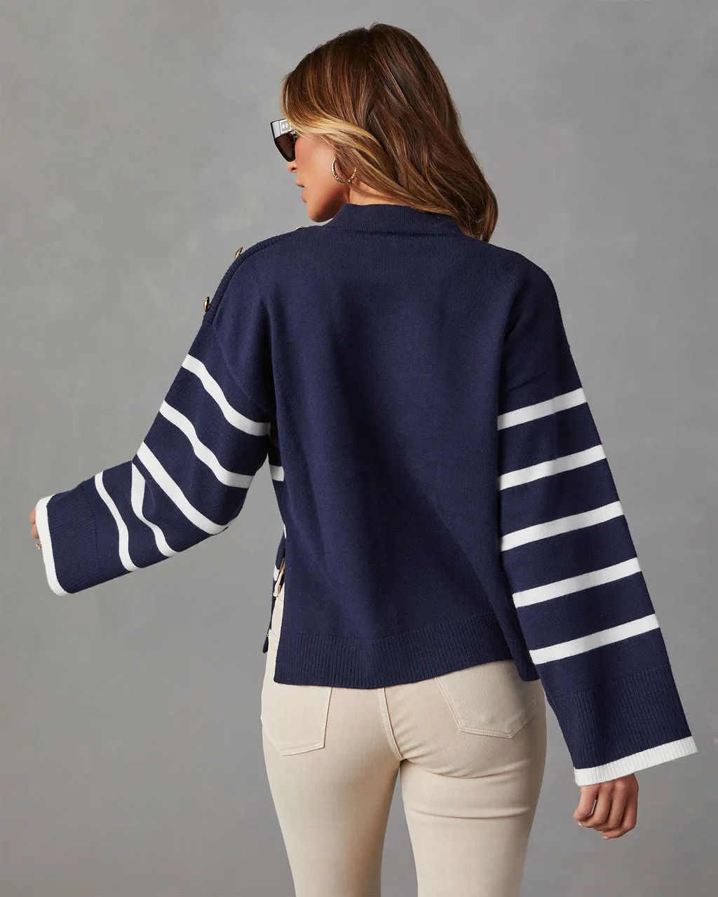 Baruch Striped Pullover Sweater