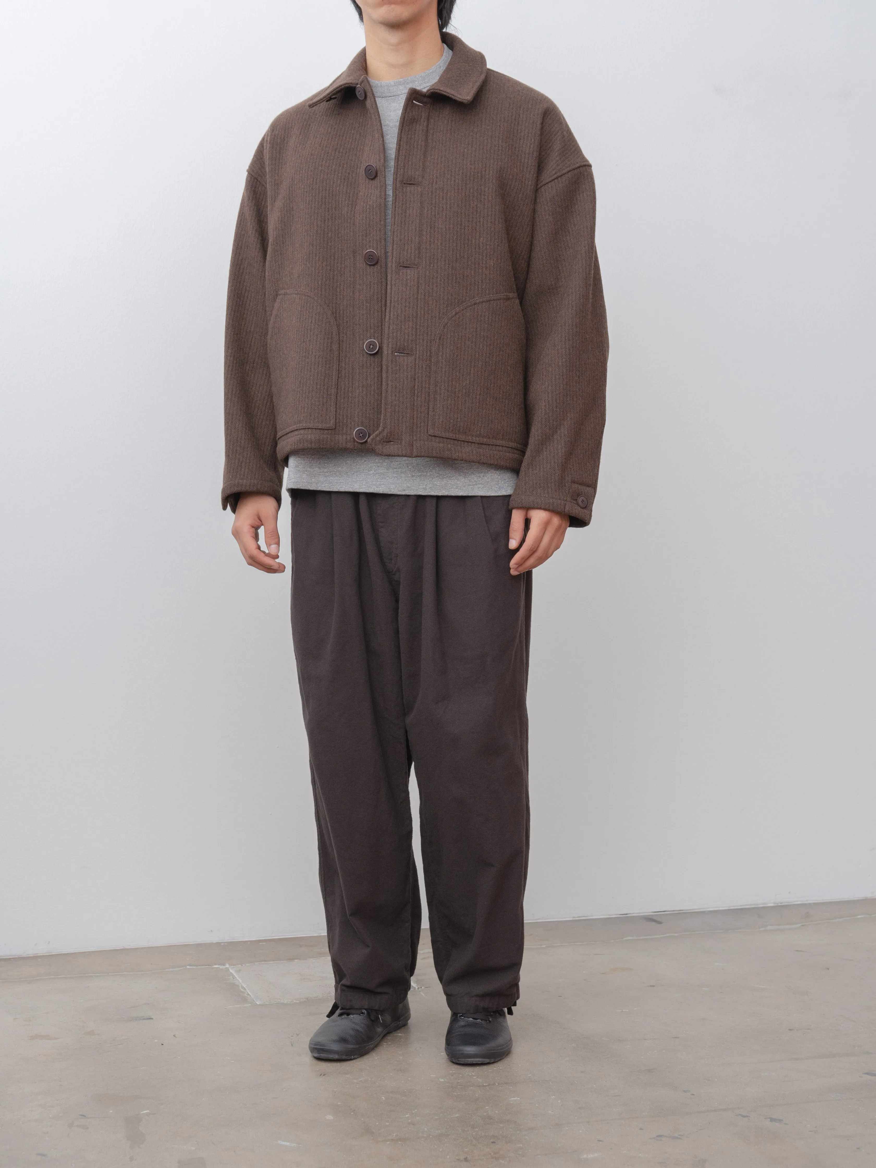 Beach Cloth Blouson - Brown