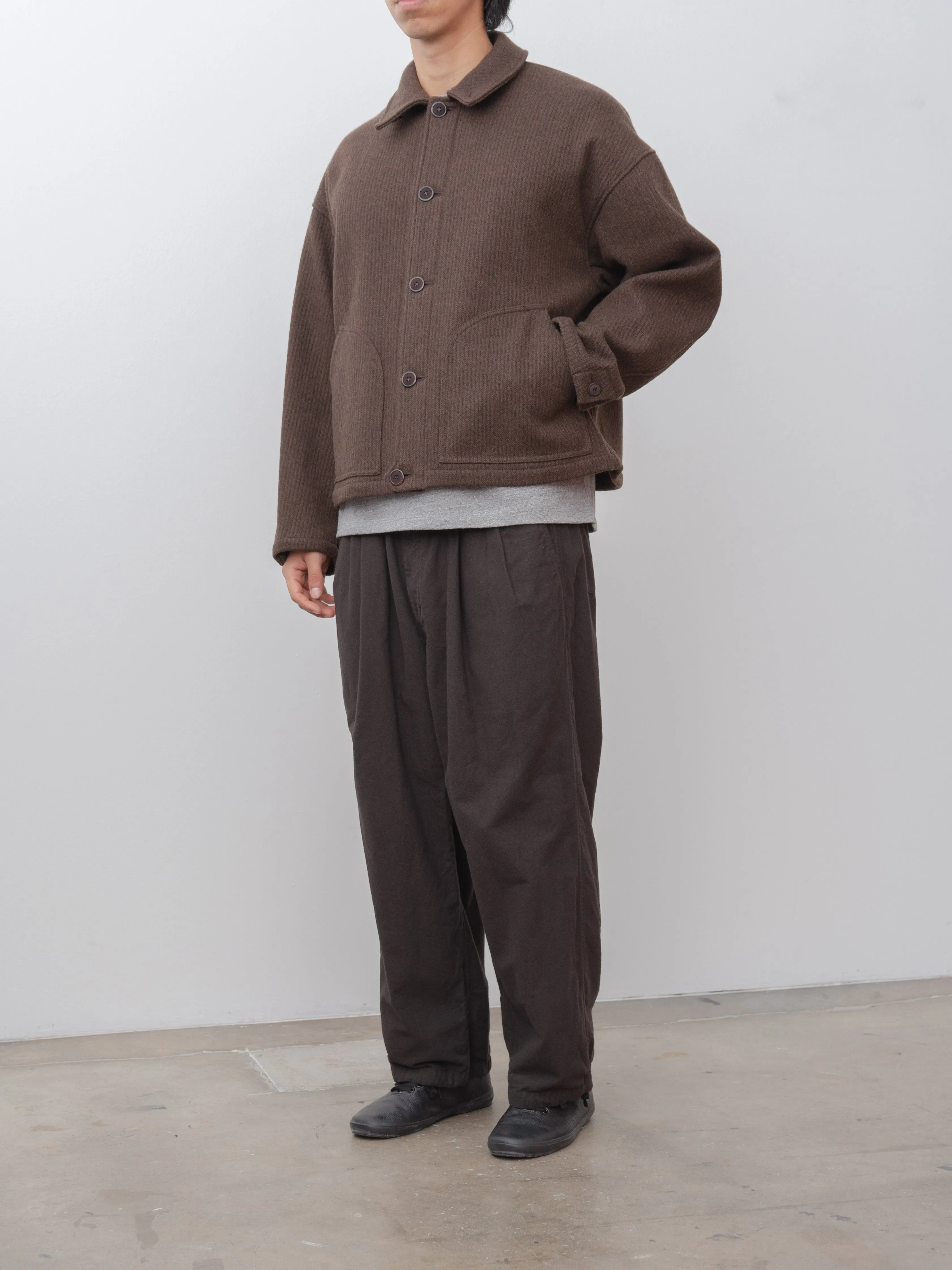 Beach Cloth Blouson - Brown