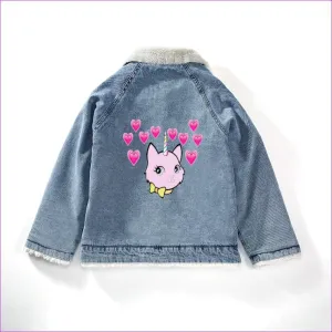 Bec & Friends Kids Faux Rabbit Fur Jacket