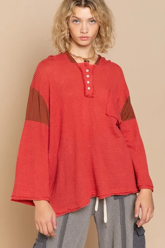 Bell Sleeve Oversized Fit Sweater Top - Online Exclusive