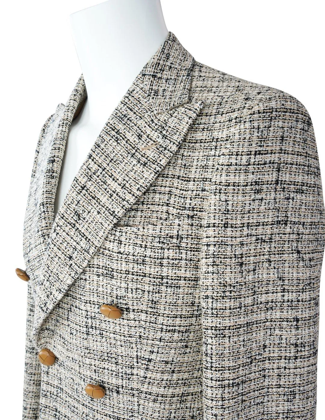 Biscotti Tweed Double Breasted Jacket