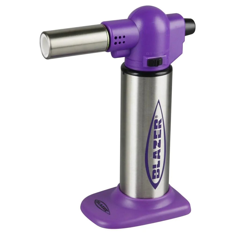 Blazer Big Buddy Refillable Butane Turbo Torch - Purple