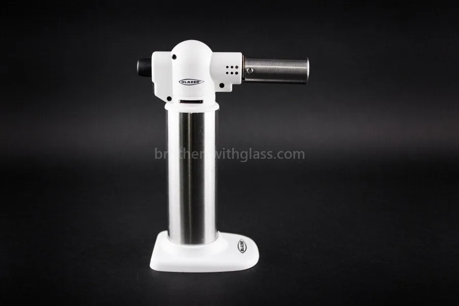 Blazer Big Buddy Refillable Butane Turbo Torch - White