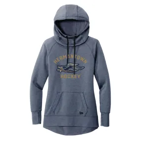 BLC Hermantown Hockey New Era® Ladies Tri-Blend Fleece Pullover Hoodie