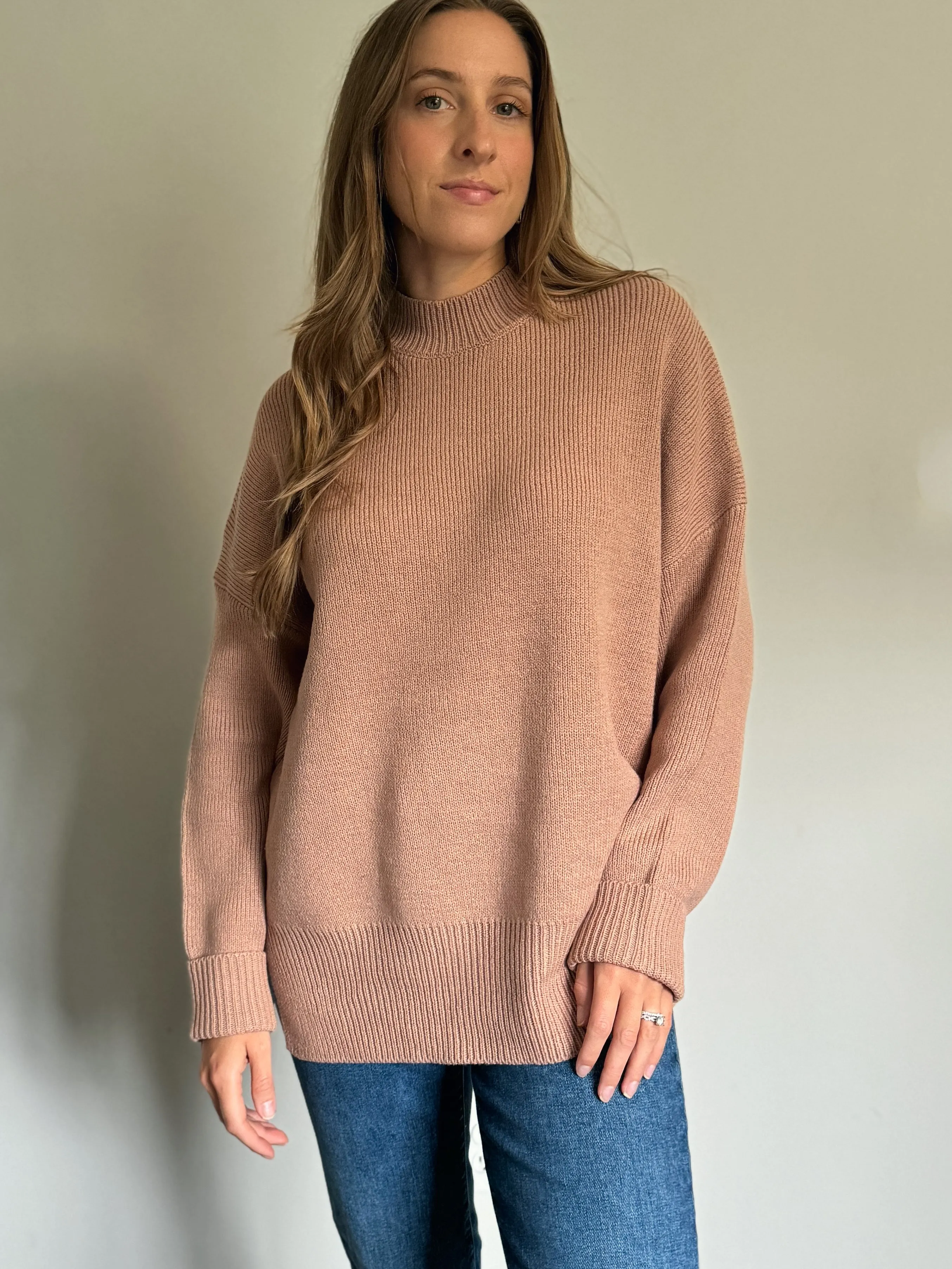 Blush Oversized Sweater