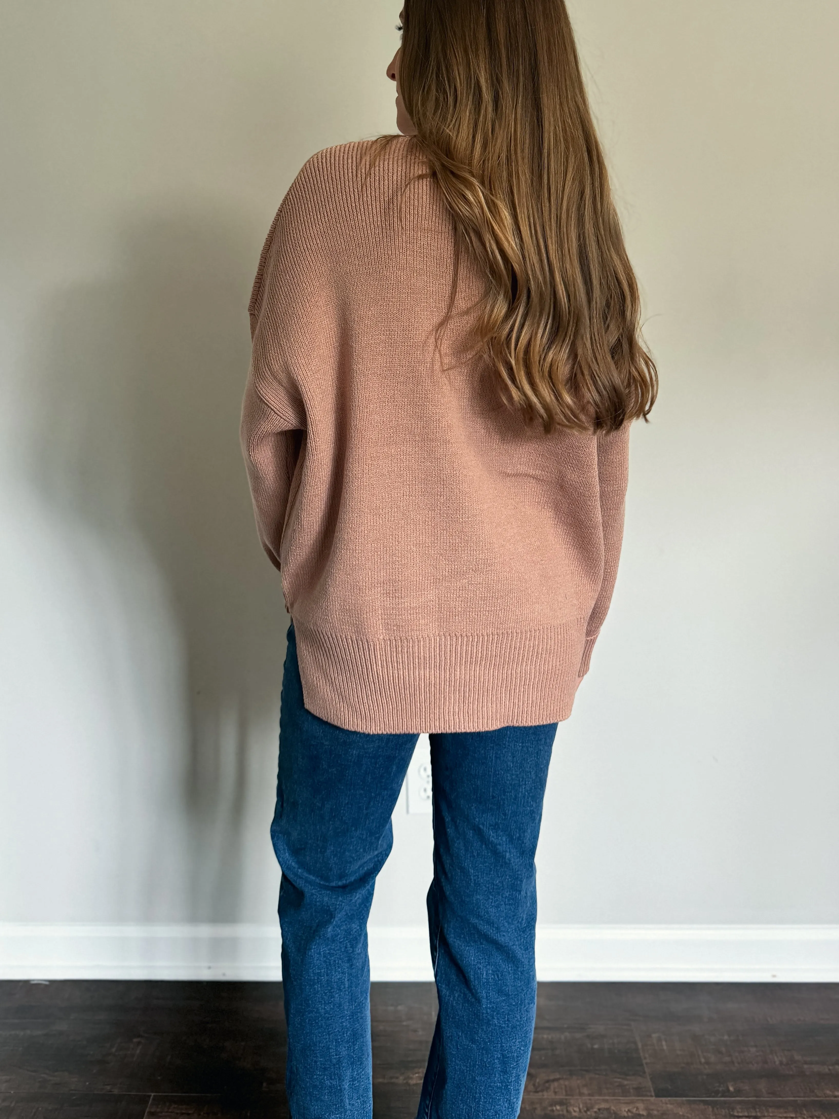 Blush Oversized Sweater