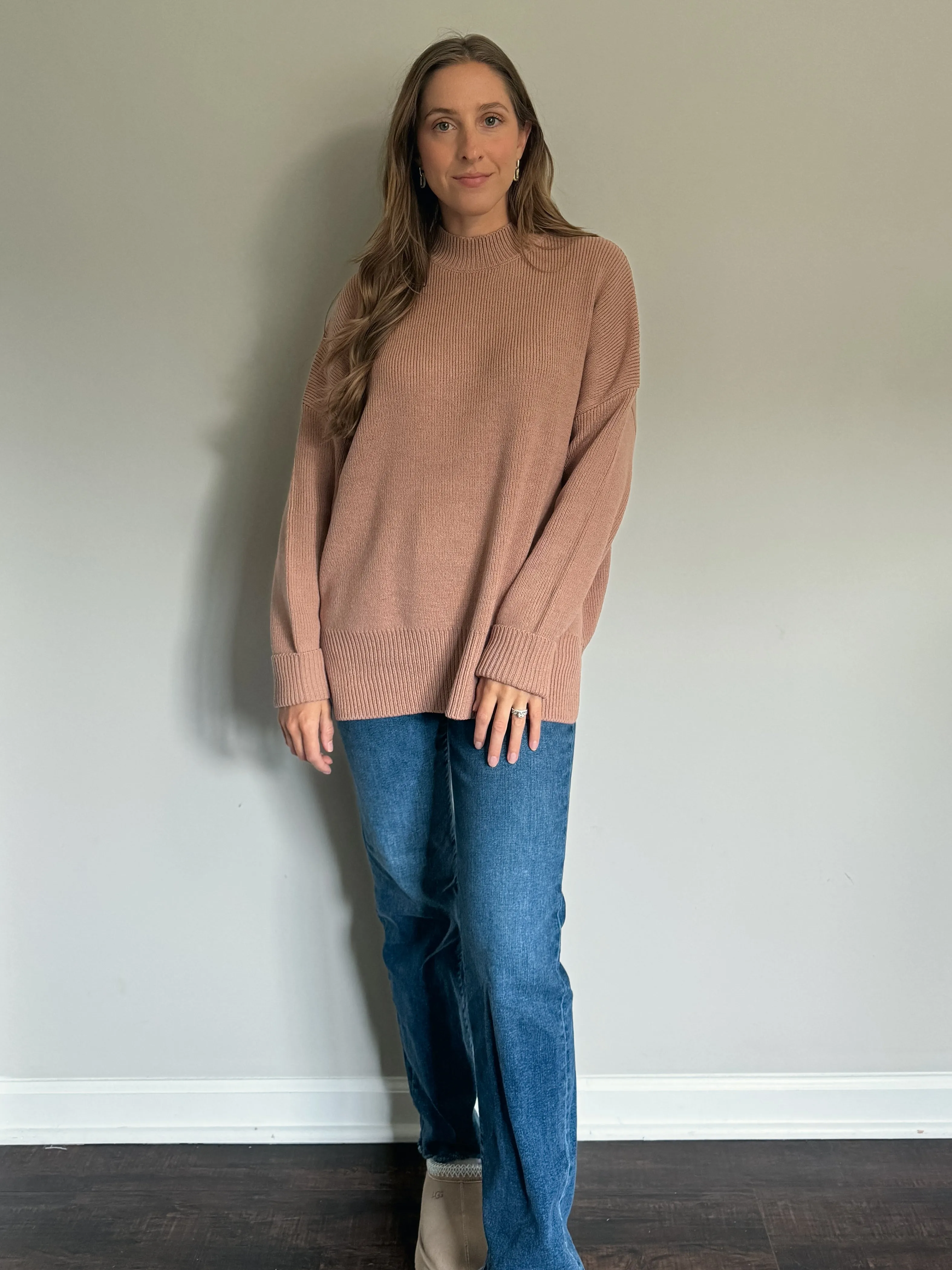 Blush Oversized Sweater