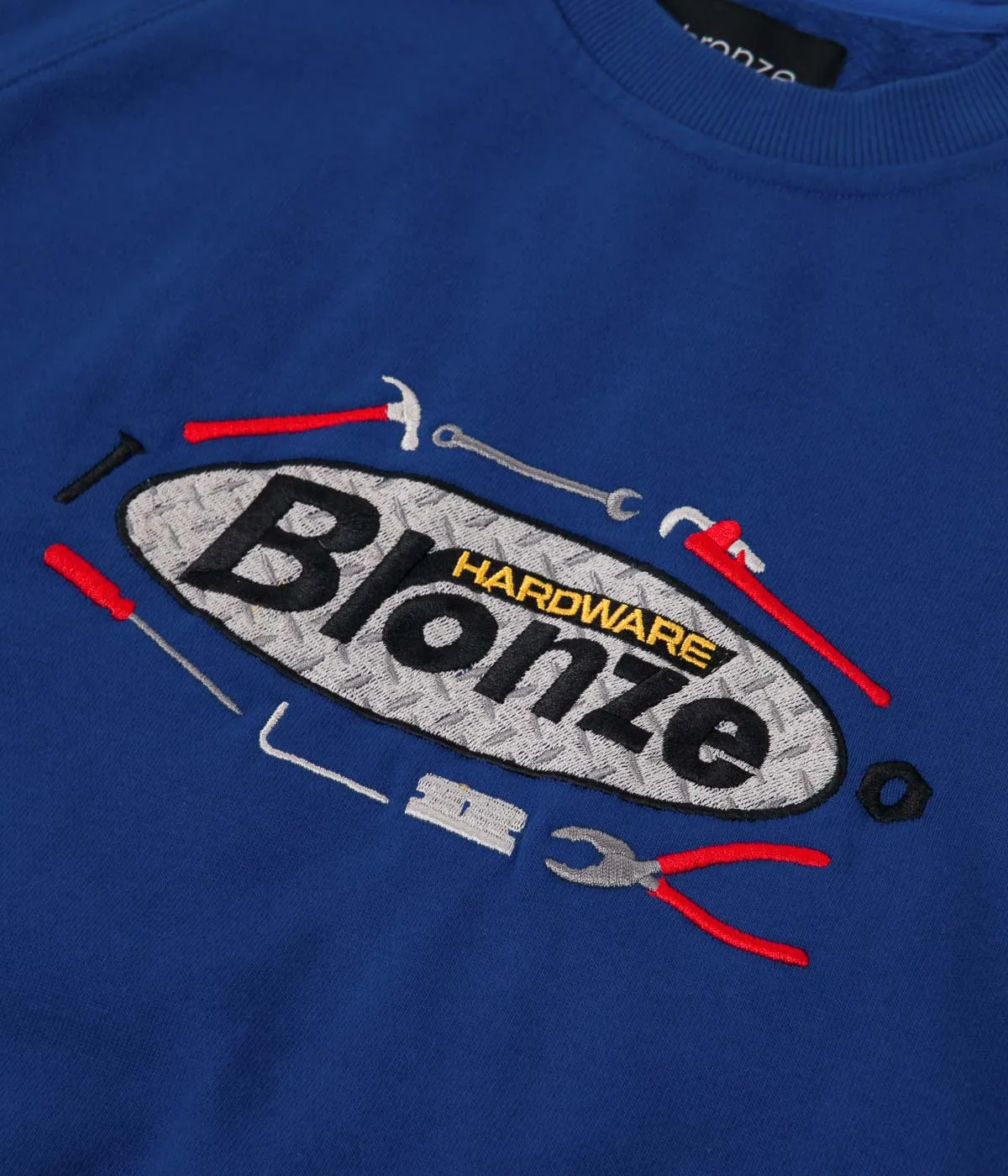 Bronze 56K Tool Time Crewneck Sweatshirt - Royal Blue