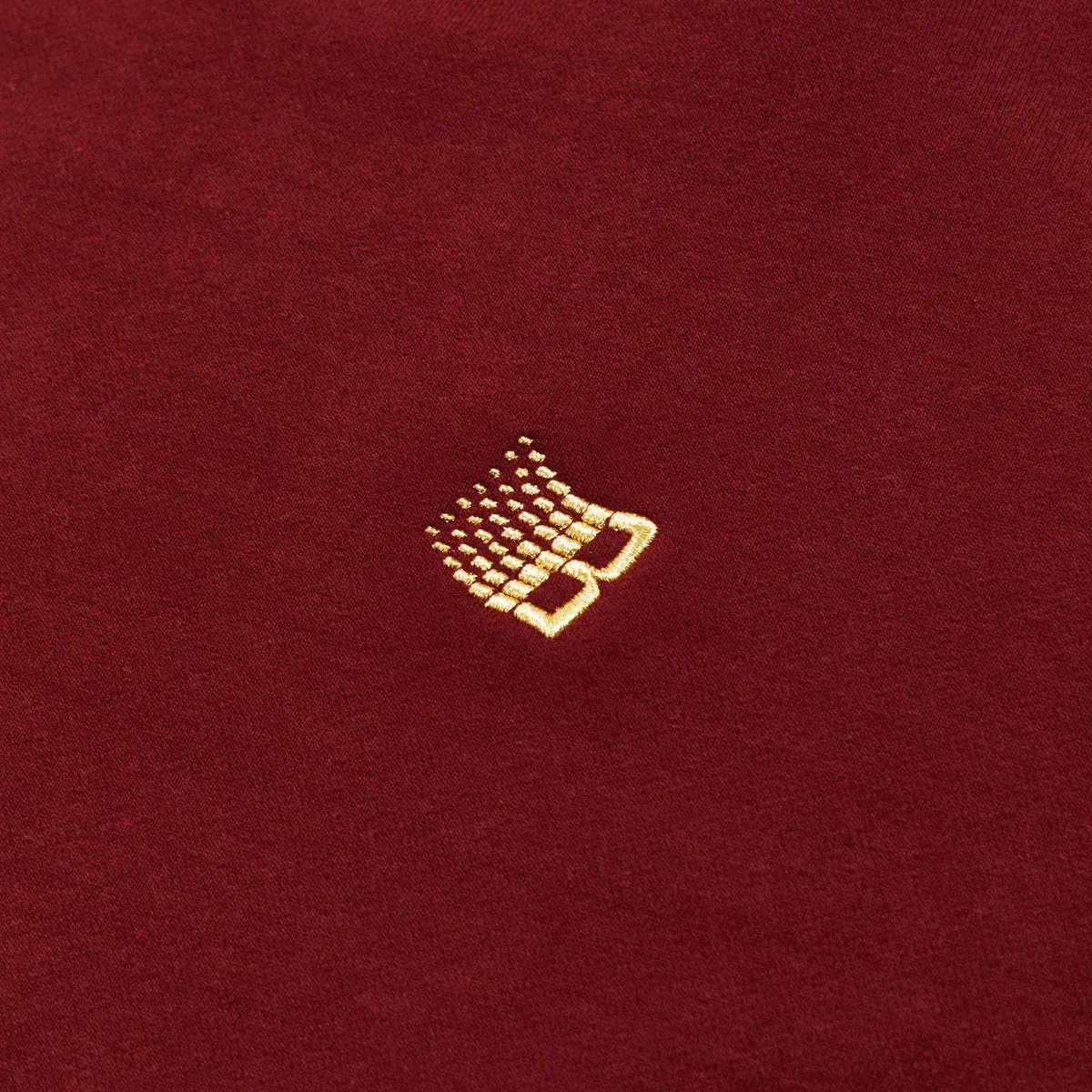 BRONZE LOGO CREWNECK BURGUNDY