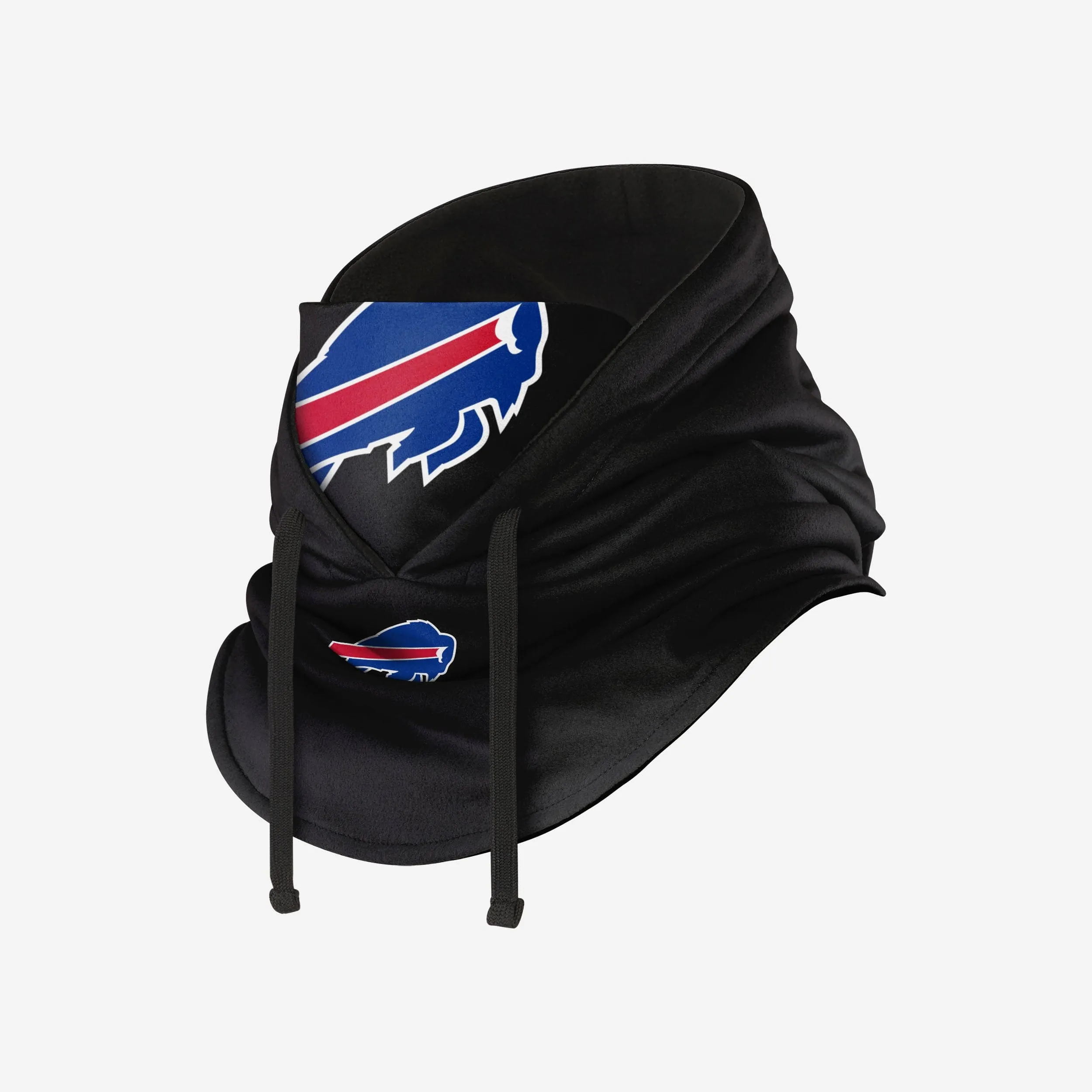 Buffalo Bills Black Drawstring Hooded Gaiter