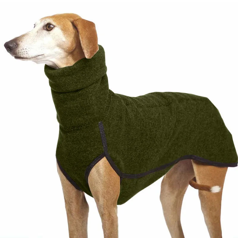 Bunny Fleece High Collar Jacket for Dogs