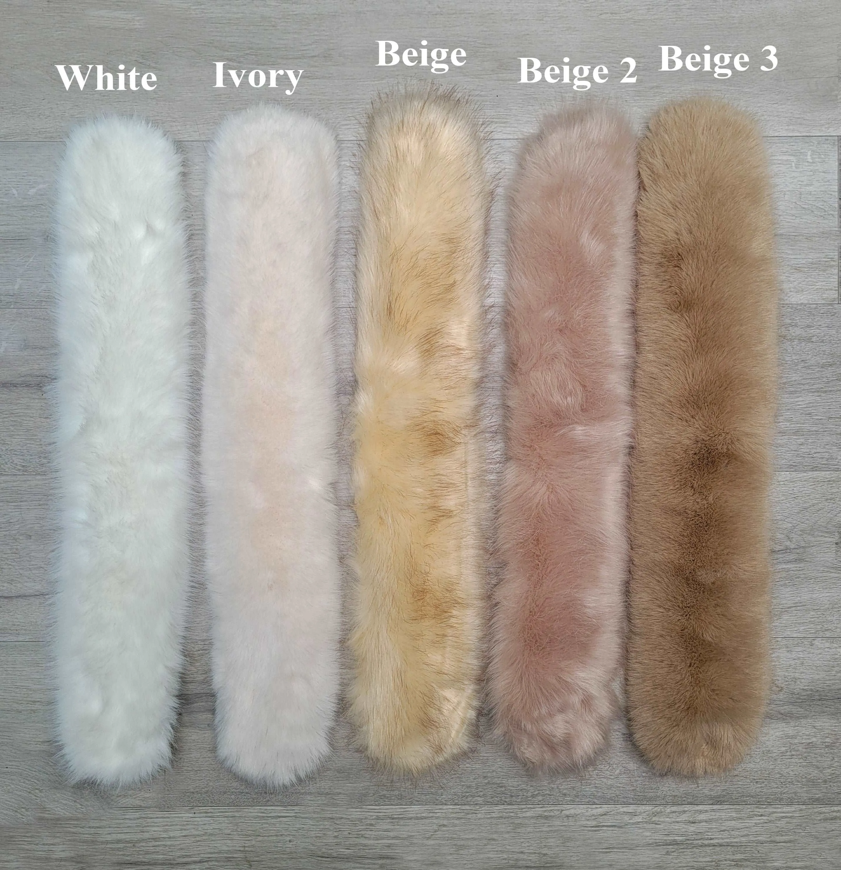 BY ORDER Extra Large Faux Fur Vegan Trim Hood 70 cm, Large Faux Fur Collar Trim, Faux Fox Fur, Fur Ruff, Faux Fur Hood, Fur Jacket, Real Fox