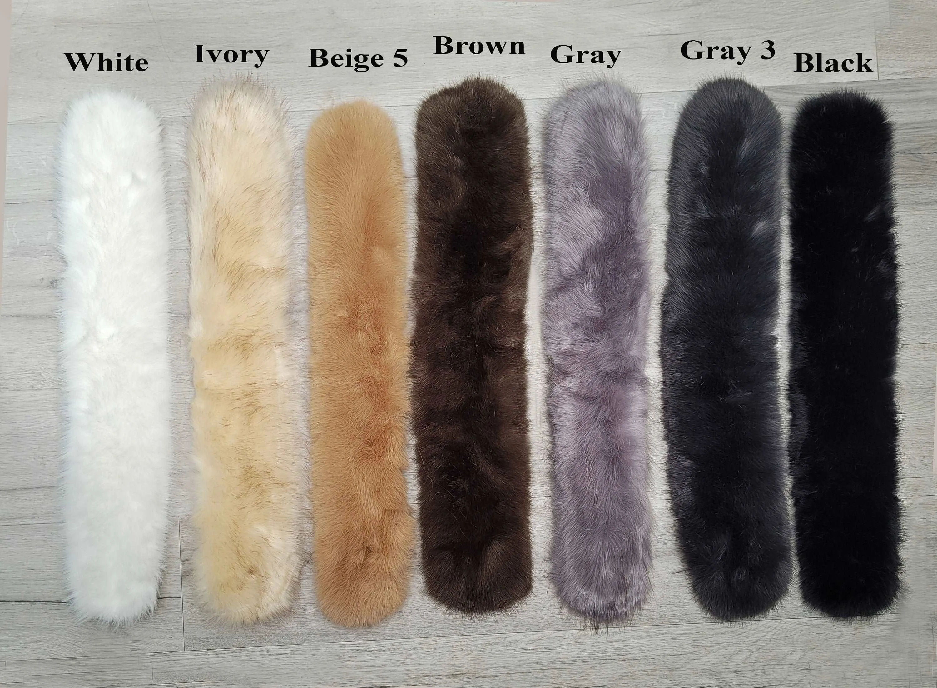 BY ORDER Extra Large Faux Fur Vegan Trim Hood 70 cm, Large Faux Fur Collar Trim, Faux Fox Fur, Fur Ruff, Faux Fur Hood, Fur Jacket, Real Fox