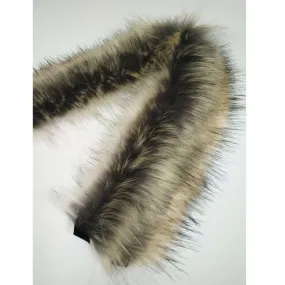 BY ORDER Faux Fur Vegan Trim Hood 70 cm, Faux Fur Collar Trim Like Raccoon, Fake Fur, Fur Fabric, Fur Ruff, Faux Fur Hood, Hood Fur Jacket