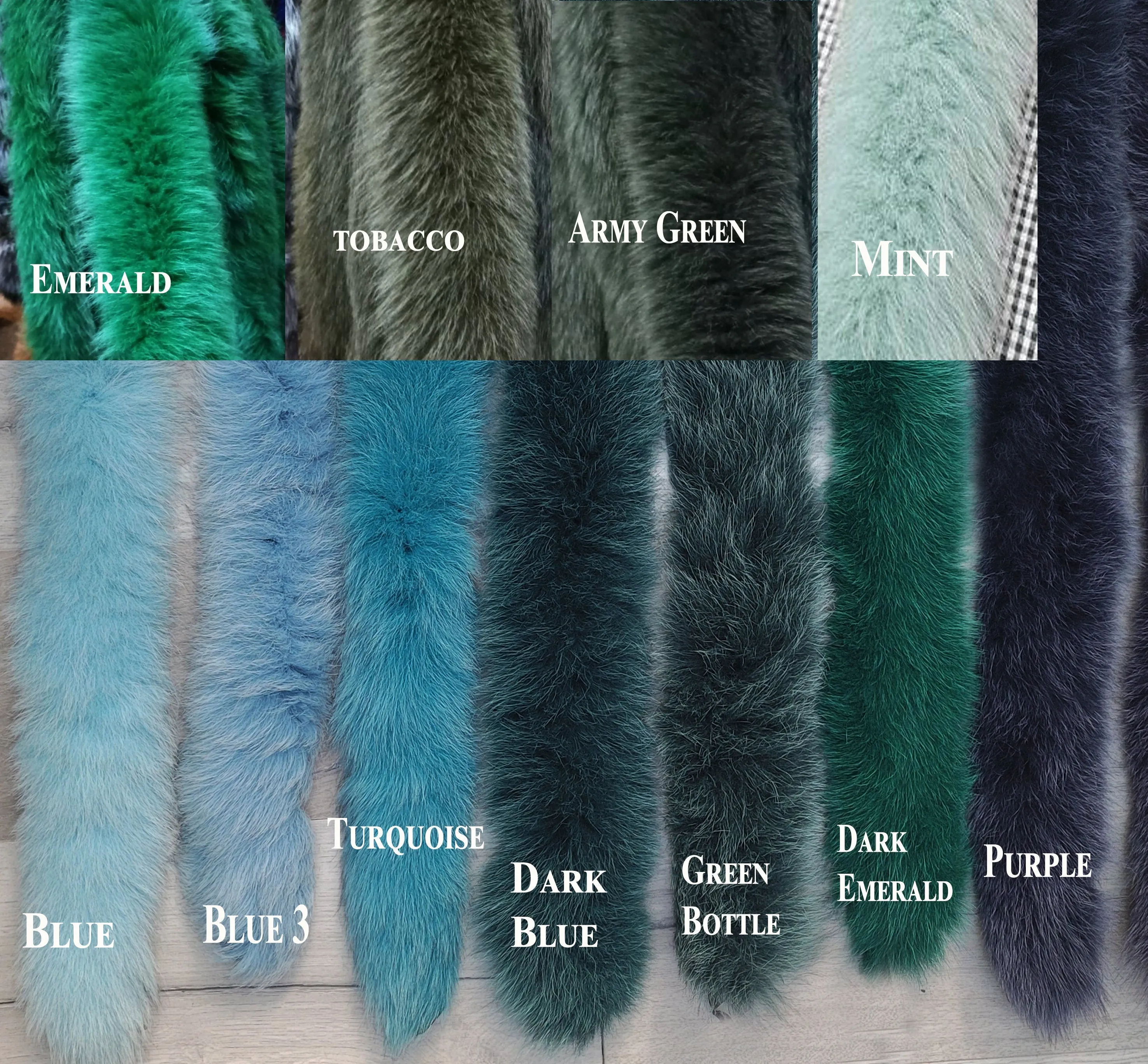 BY ORDER FOX (Tail) Trim Hood 60-80 cm, Fur collar trim, Fox Fur Collar, Fur Scarf, Fur Ruf, Fox Fur Hood, Hood Fur Jacket, Fur stripe, Trim