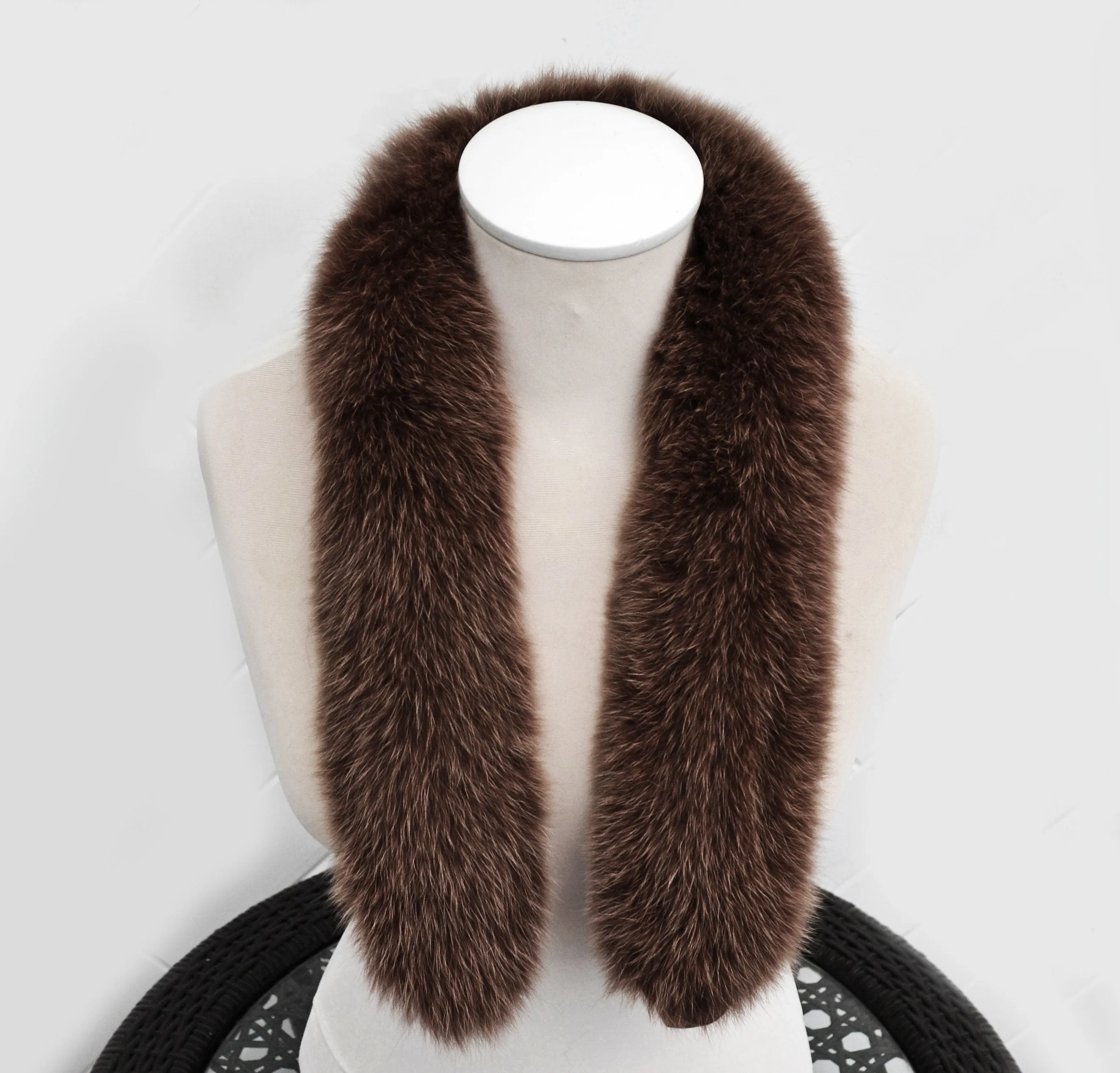 BY ORDER, not Tail, Real Brown Fox Fur Trim Hood, Fur collar trim, Fox Fur Collar, Fur Scarf, Fur Ruff, Fox Fur Hood, Fox Fur, Soft