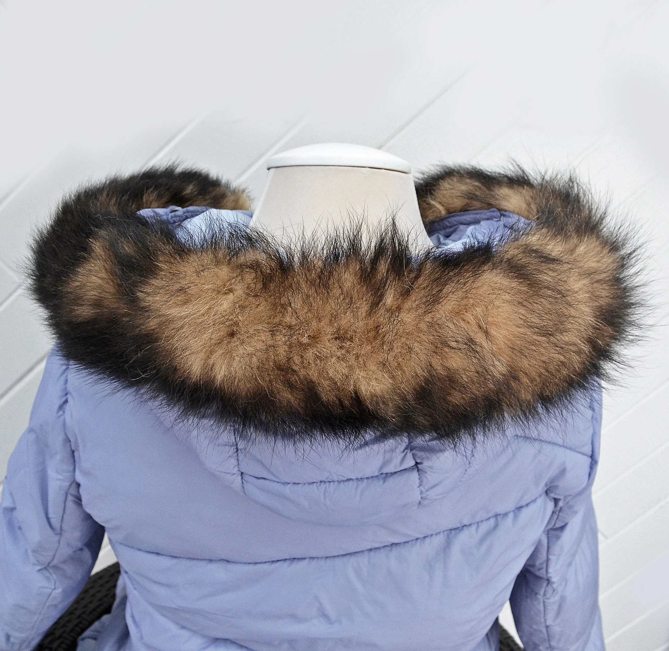 BY ORDER, Real Fox Fur (Tail) Trim Hood, Fur collar trim, Fox Fur Collar, Fur Scarf, Fur Ruff, Fur Hood, Fur stripe, Coat Trim, Jacket