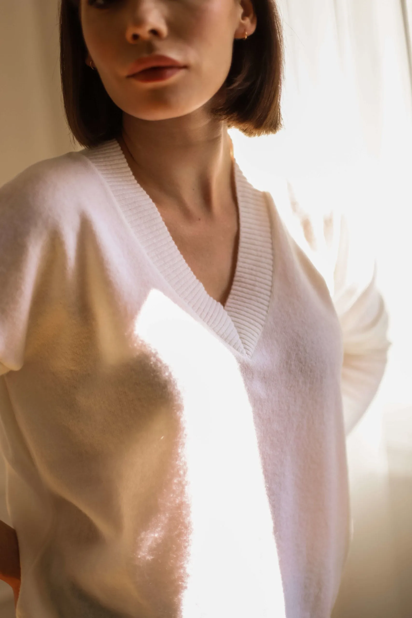 Cashmere Ecru Sweater