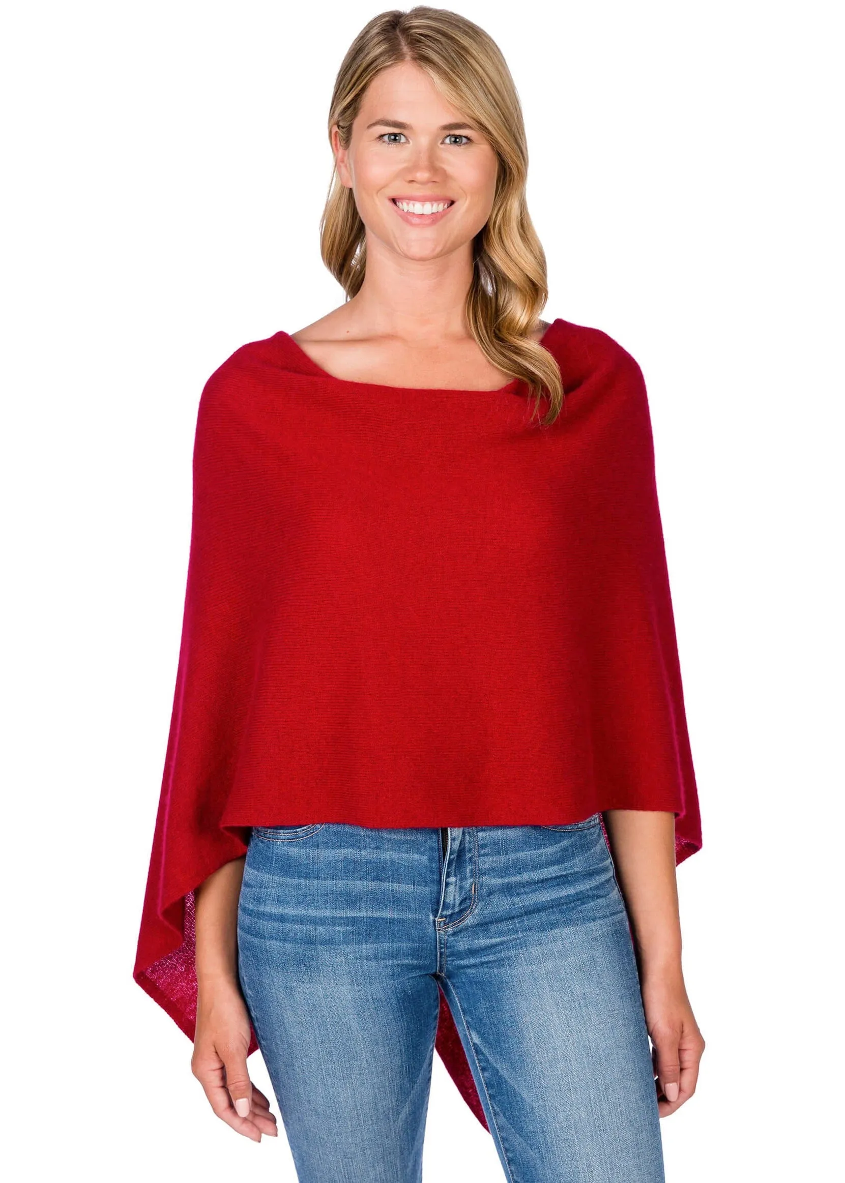 Cashmere Topper - Red Velvet