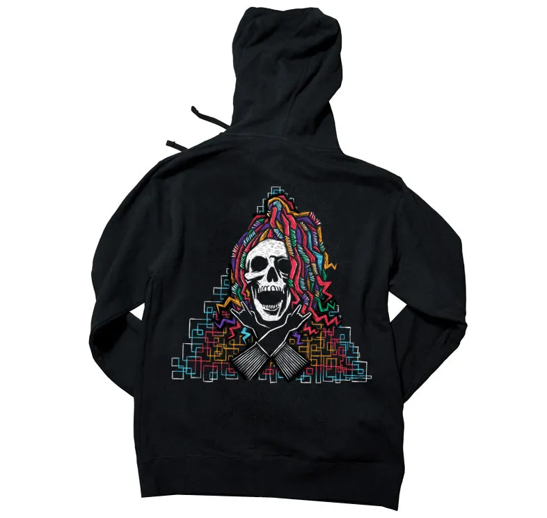 CAUTION! COSMIC RADIATION FLEECE Hoodie