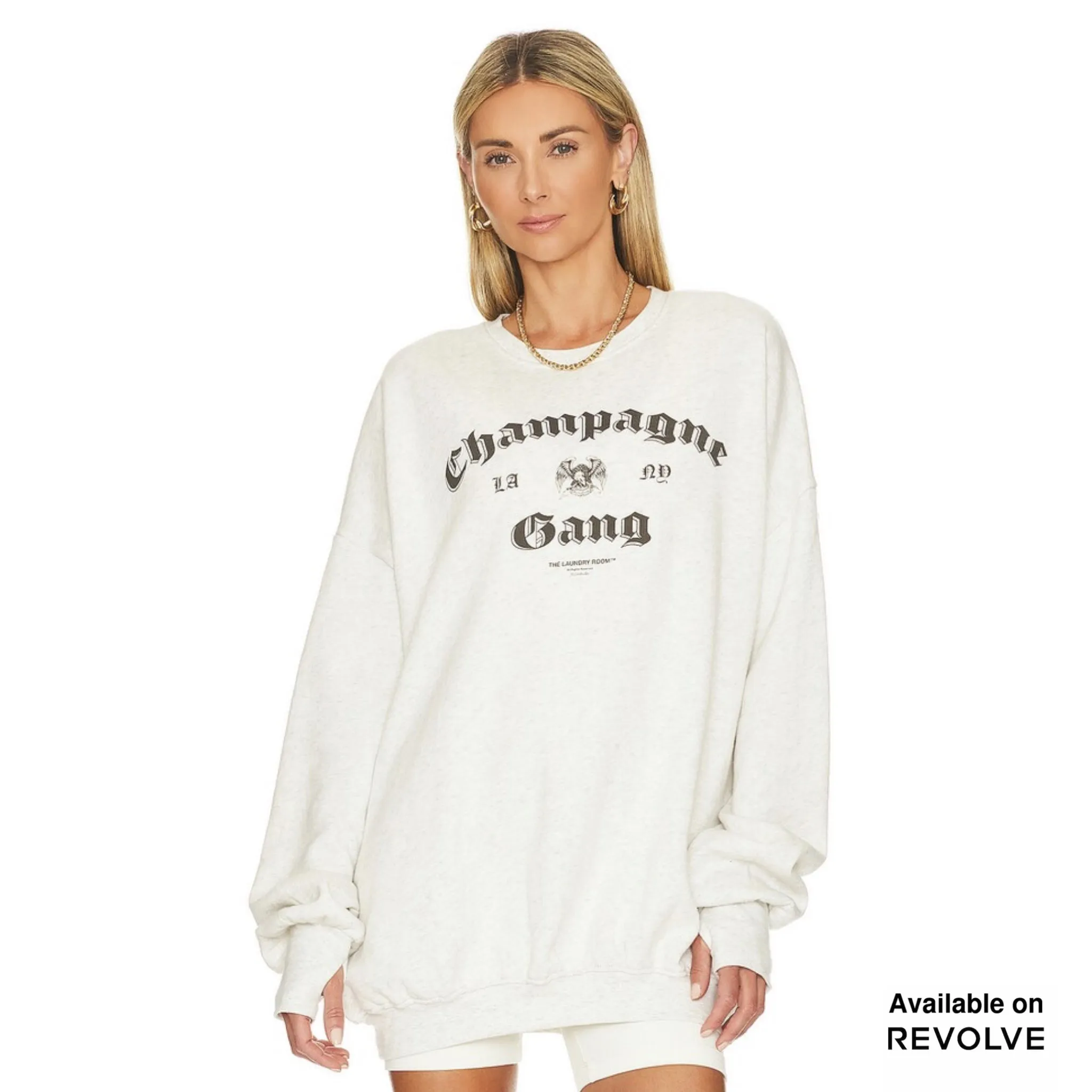 Champagne Gang - Jump Jumper - Pebble Heather