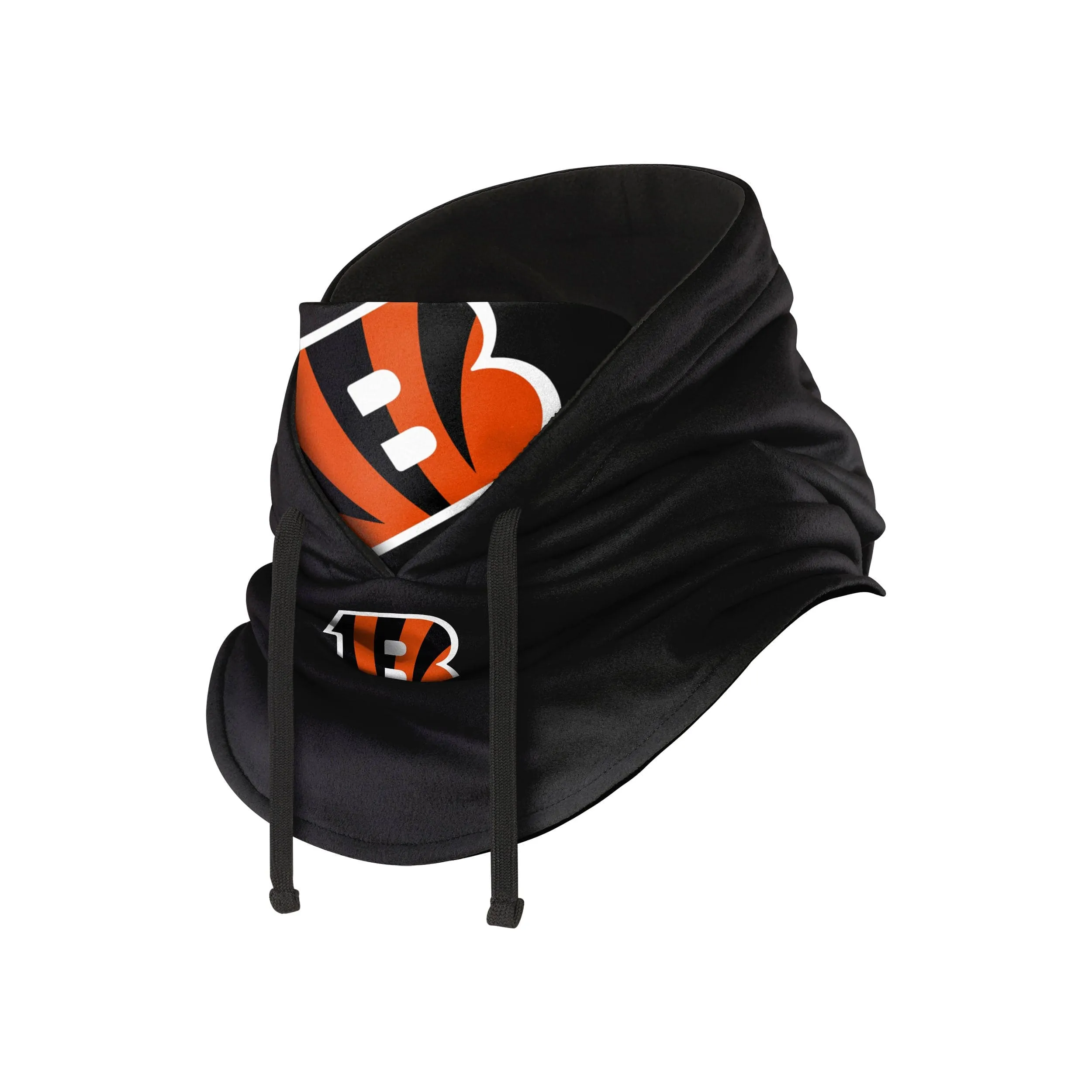 Cincinnati Bengals NFL Black Drawstring Hooded Gaiter