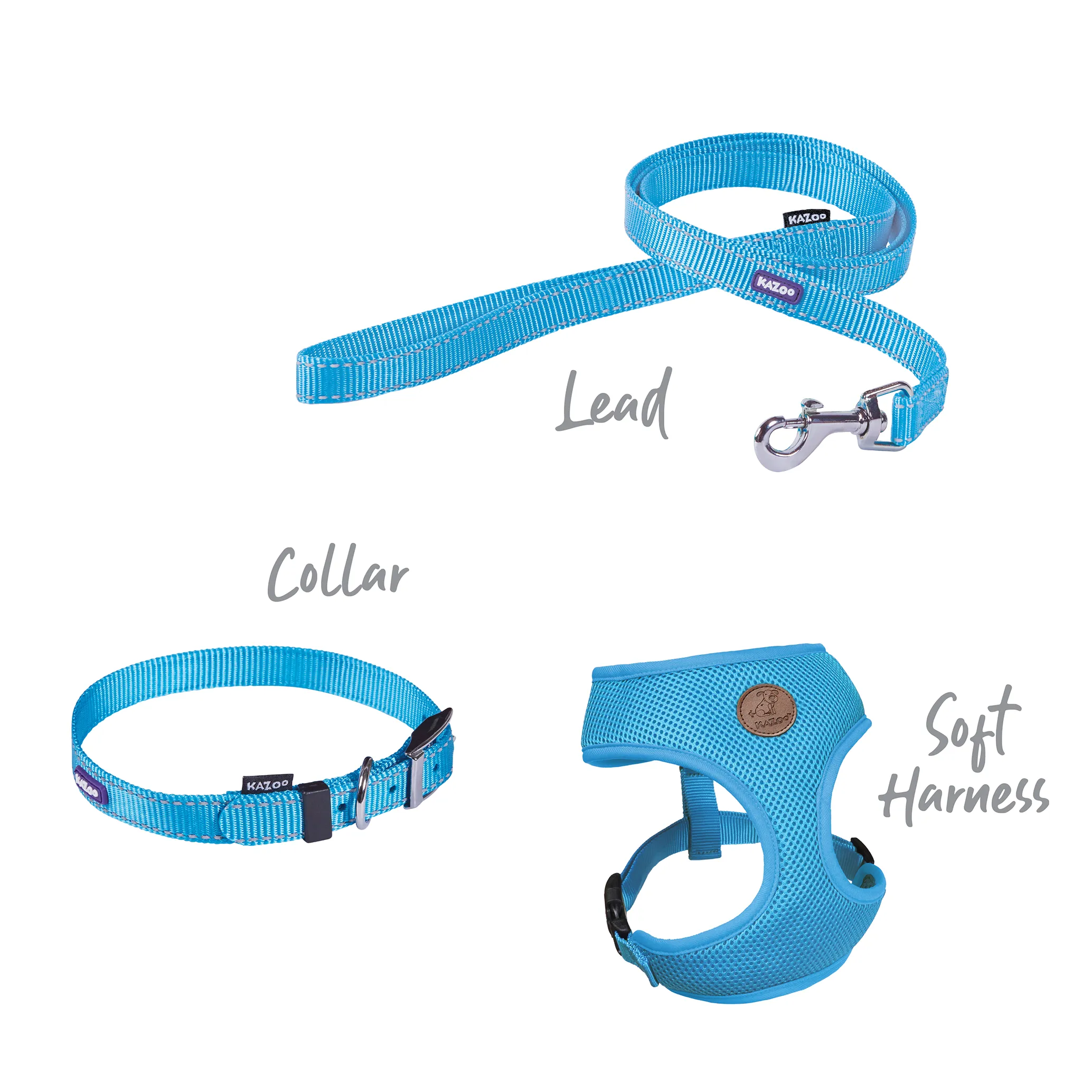 Classic Dog Collar - Aqua