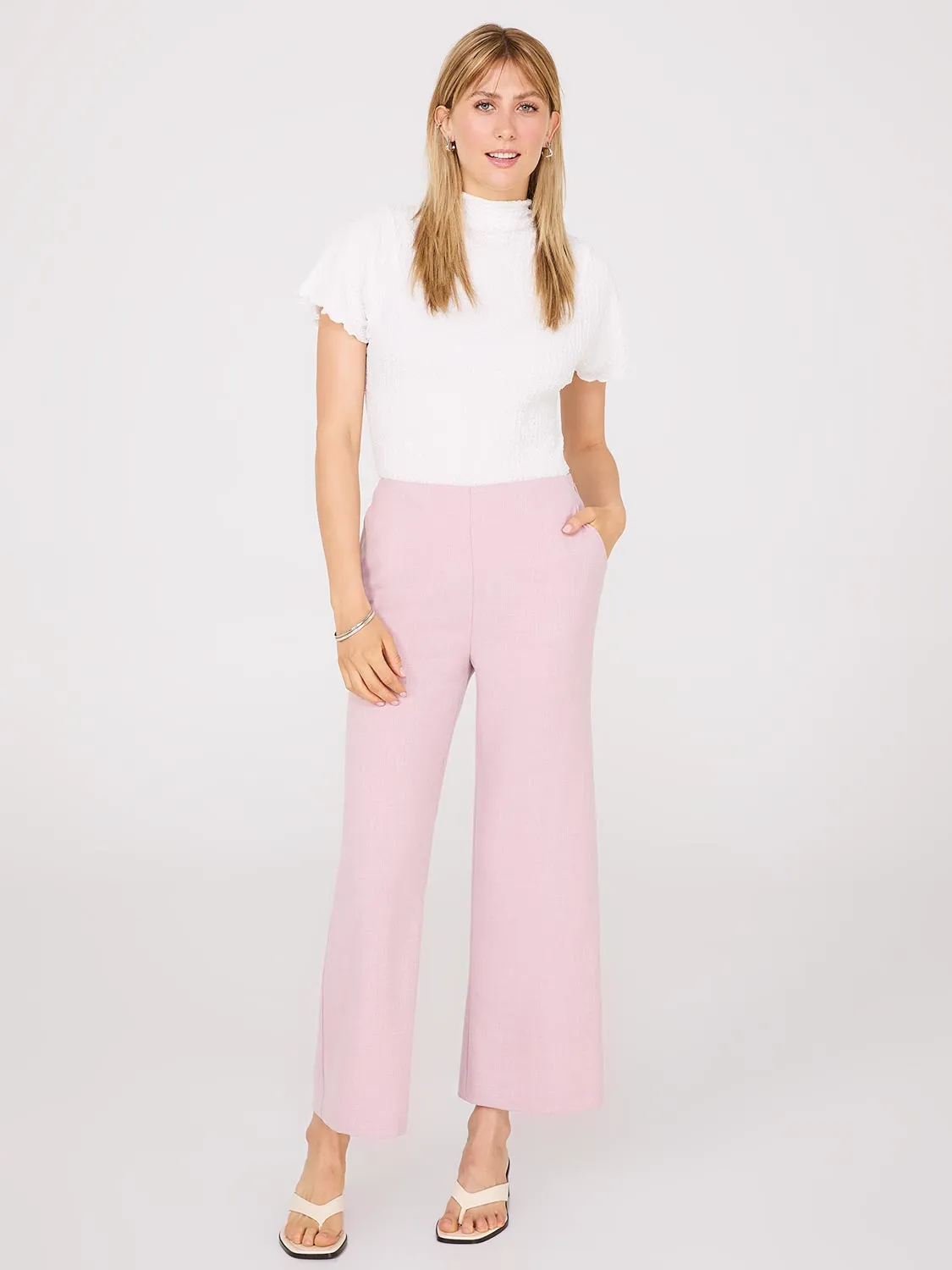 Clean Front Straight Leg Trousers