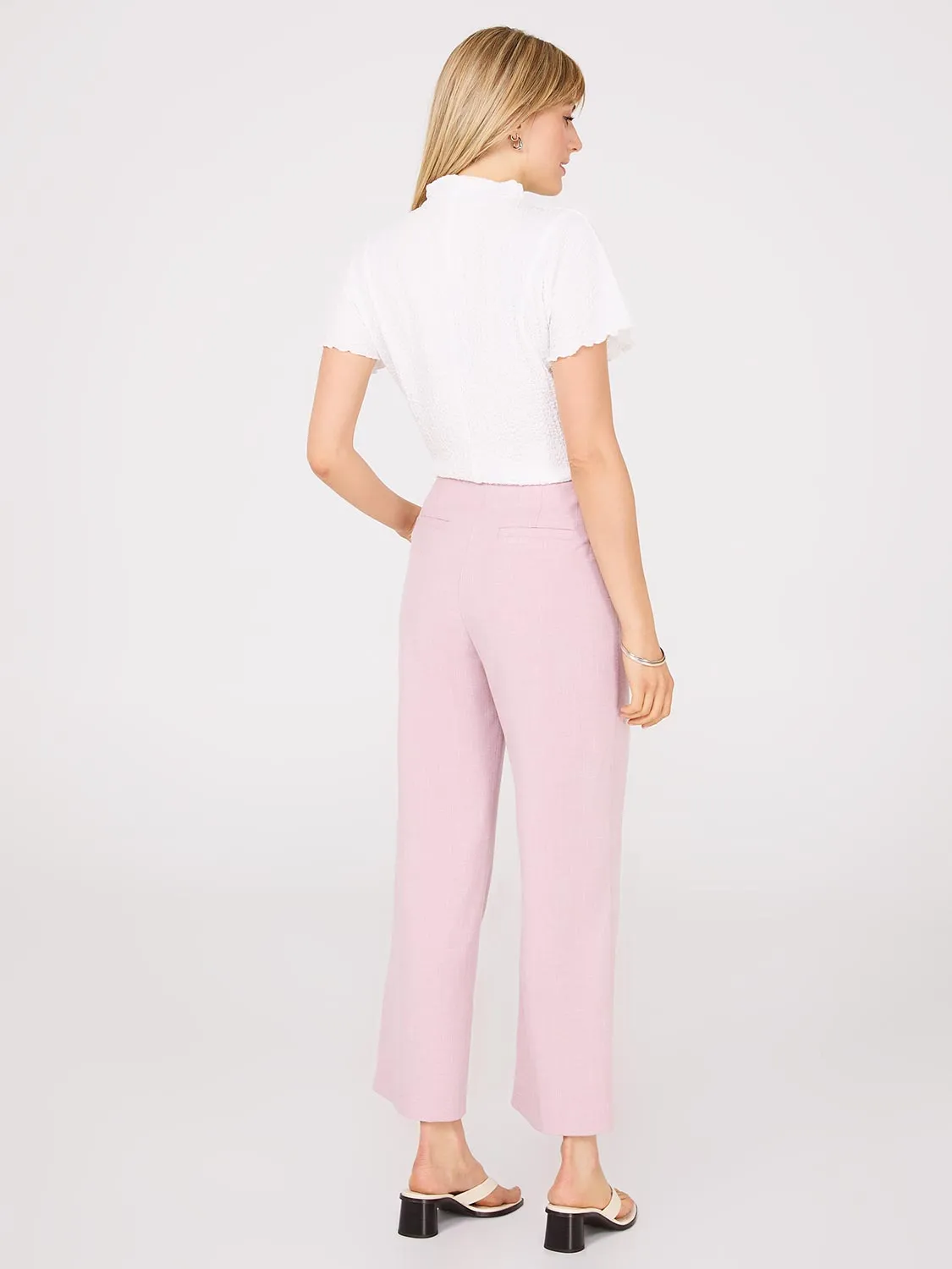 Clean Front Straight Leg Trousers