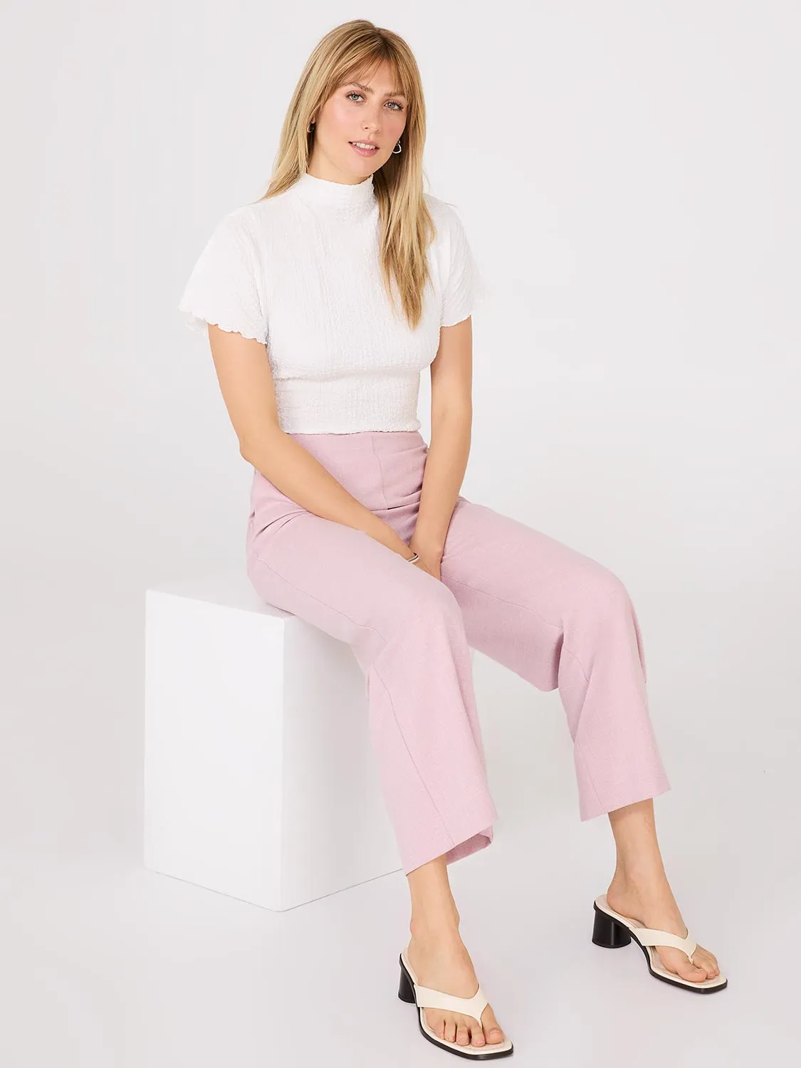 Clean Front Straight Leg Trousers