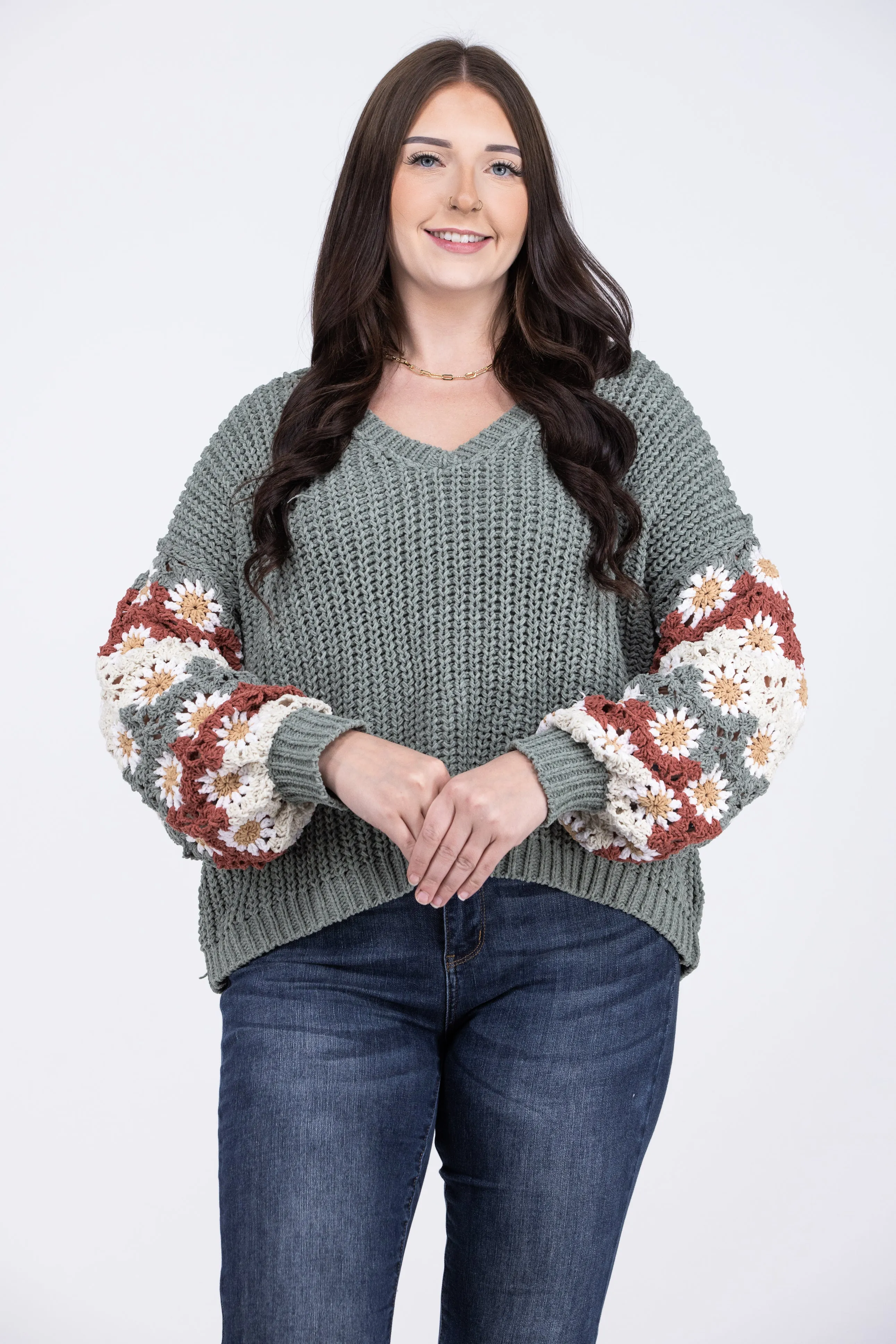 Cozy Flowers Sweater