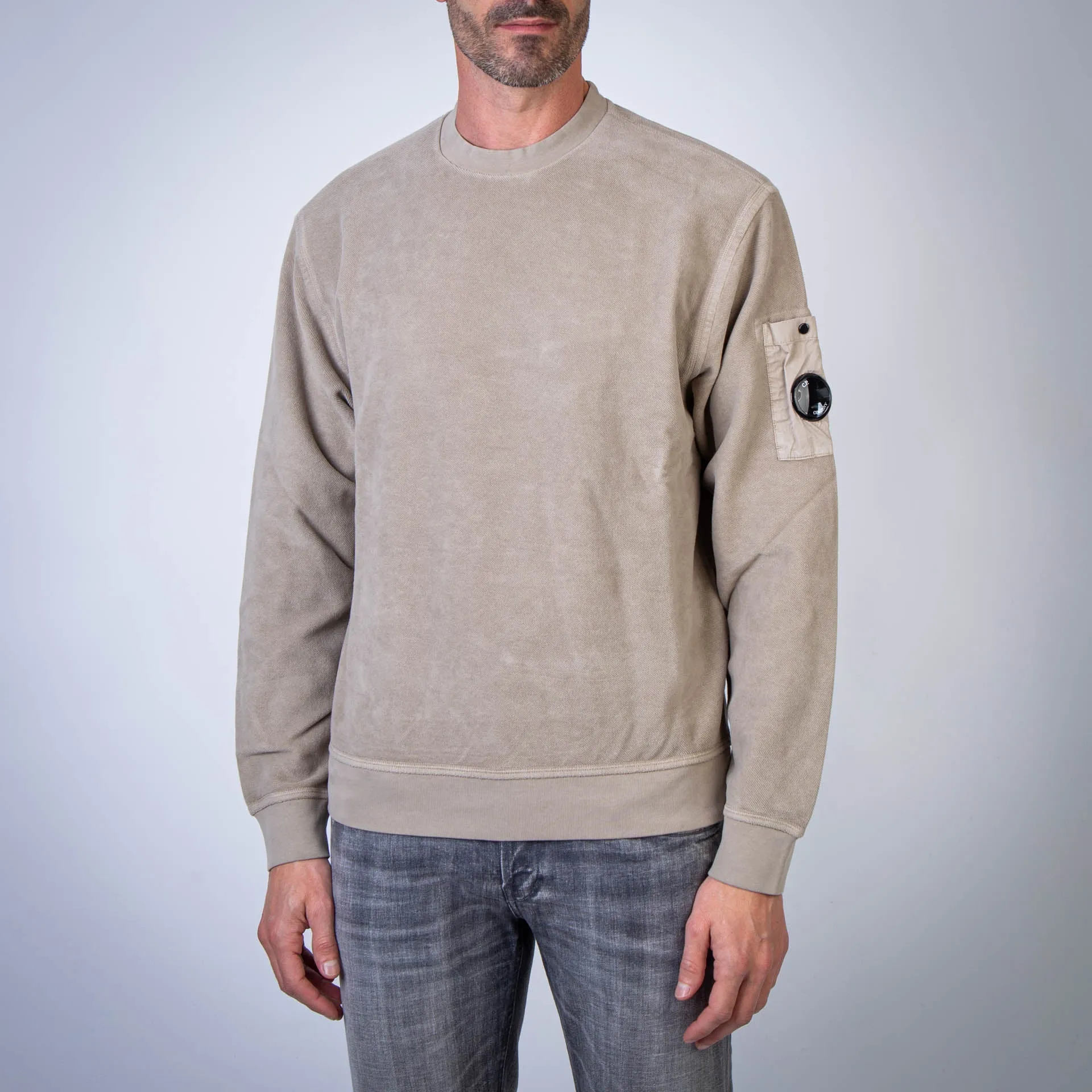 C.P. COMPANY SWEATER 17CMSS285A-006614G 327 KHAKI